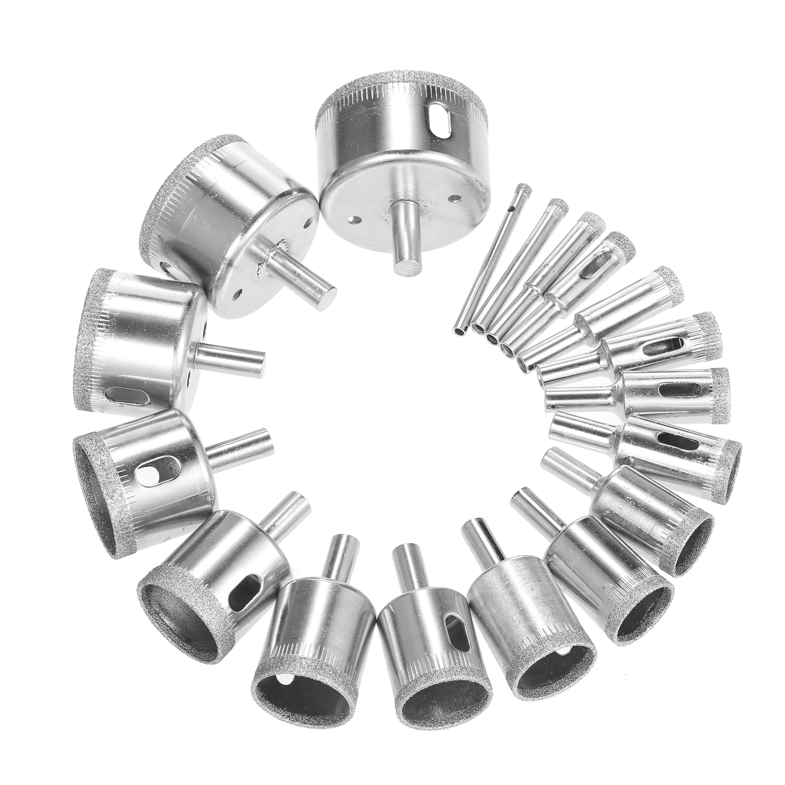 Set Mit 18 Diamantbohrern Für Keramik, Diamant-lochsägen-set 5 Mm Bis 50 Mm