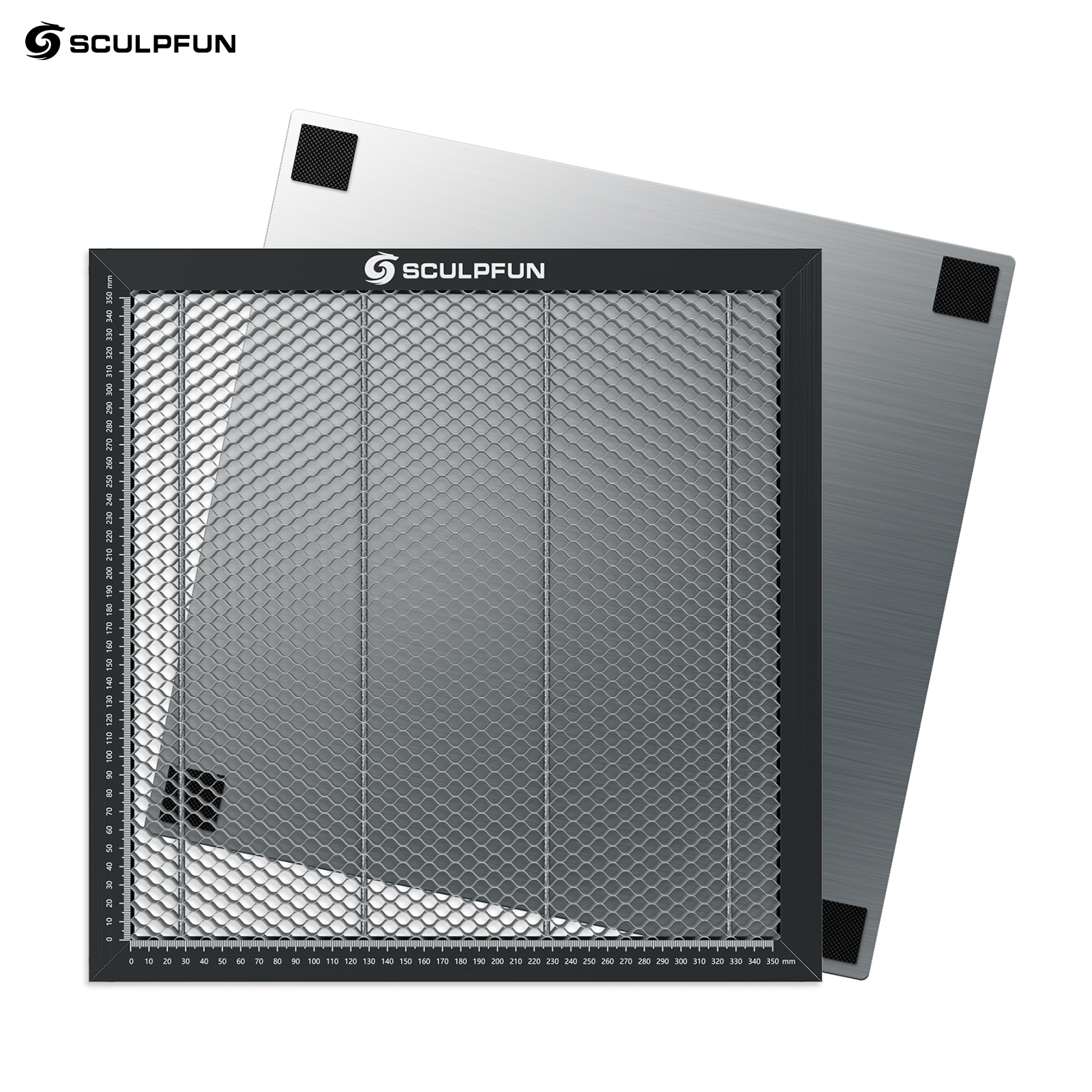 Sculpfun 400x400mm Stahl-wabentisch Für Co2- Oder Diodenlaserschneiden Und -gravieren Mit Schutzplatte Zur Einfachen Beobachtung