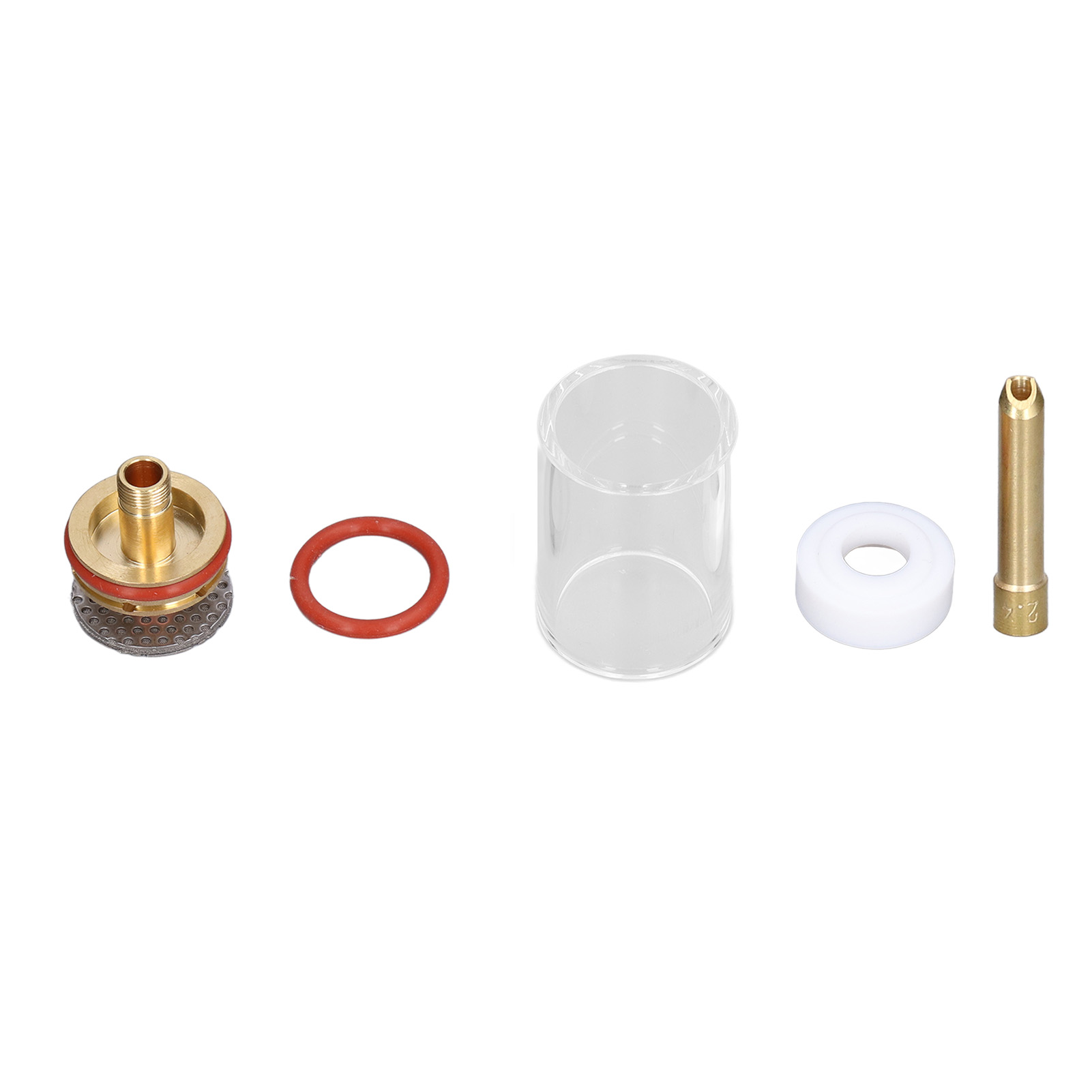 Zubehörset Für Argon-wig-schweißbrenner Mit Glasfilter Für Wp-17/18/26 2,4 Mm