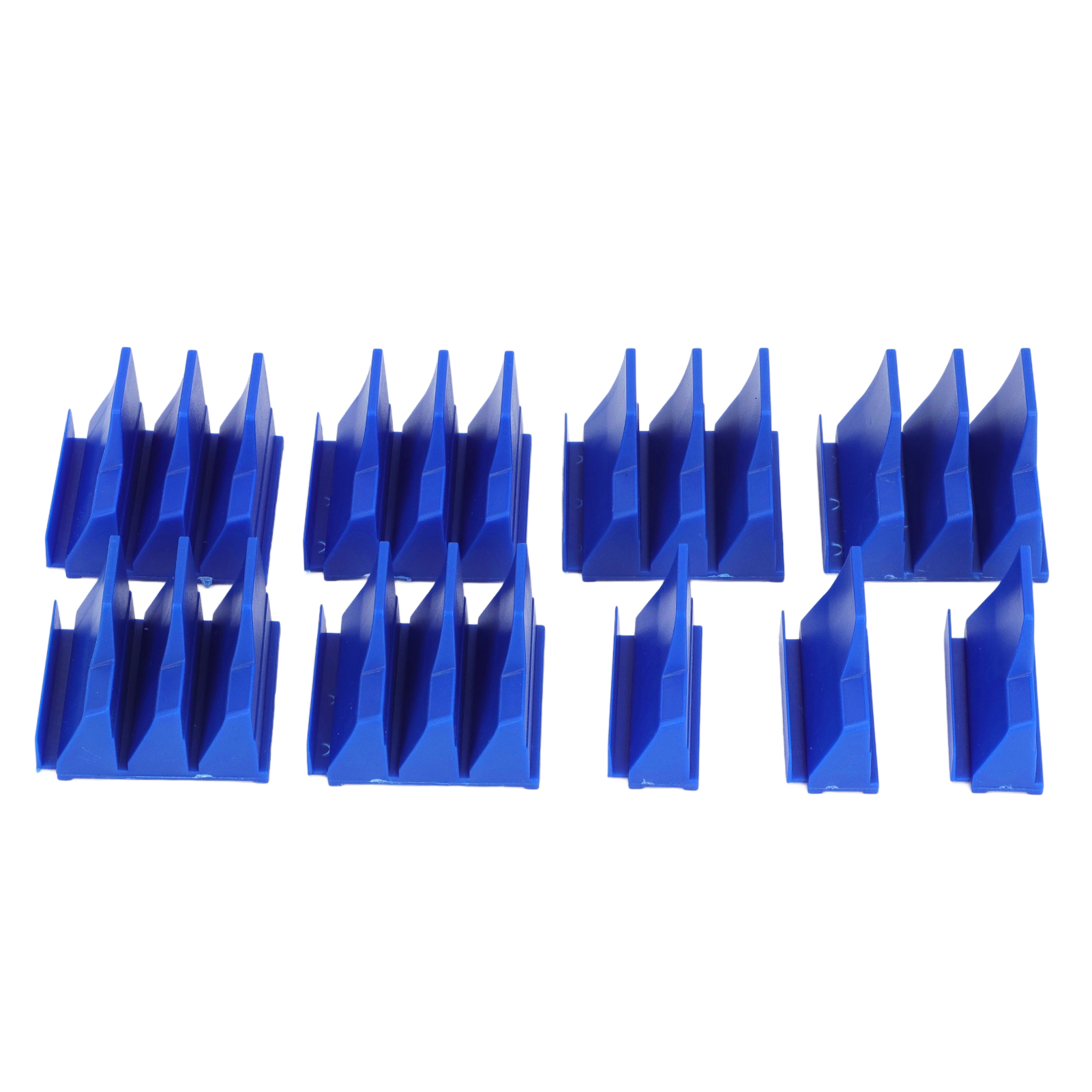 Geometrischer Schraubenschlüssel-organizer Mit 20 Steckplätzen, Modularer Magnethalter Für Schraubenschlüssel Von 6 Mm Bis 38 Mm (1/4" Bis 1 1/2"), Blaues Abs