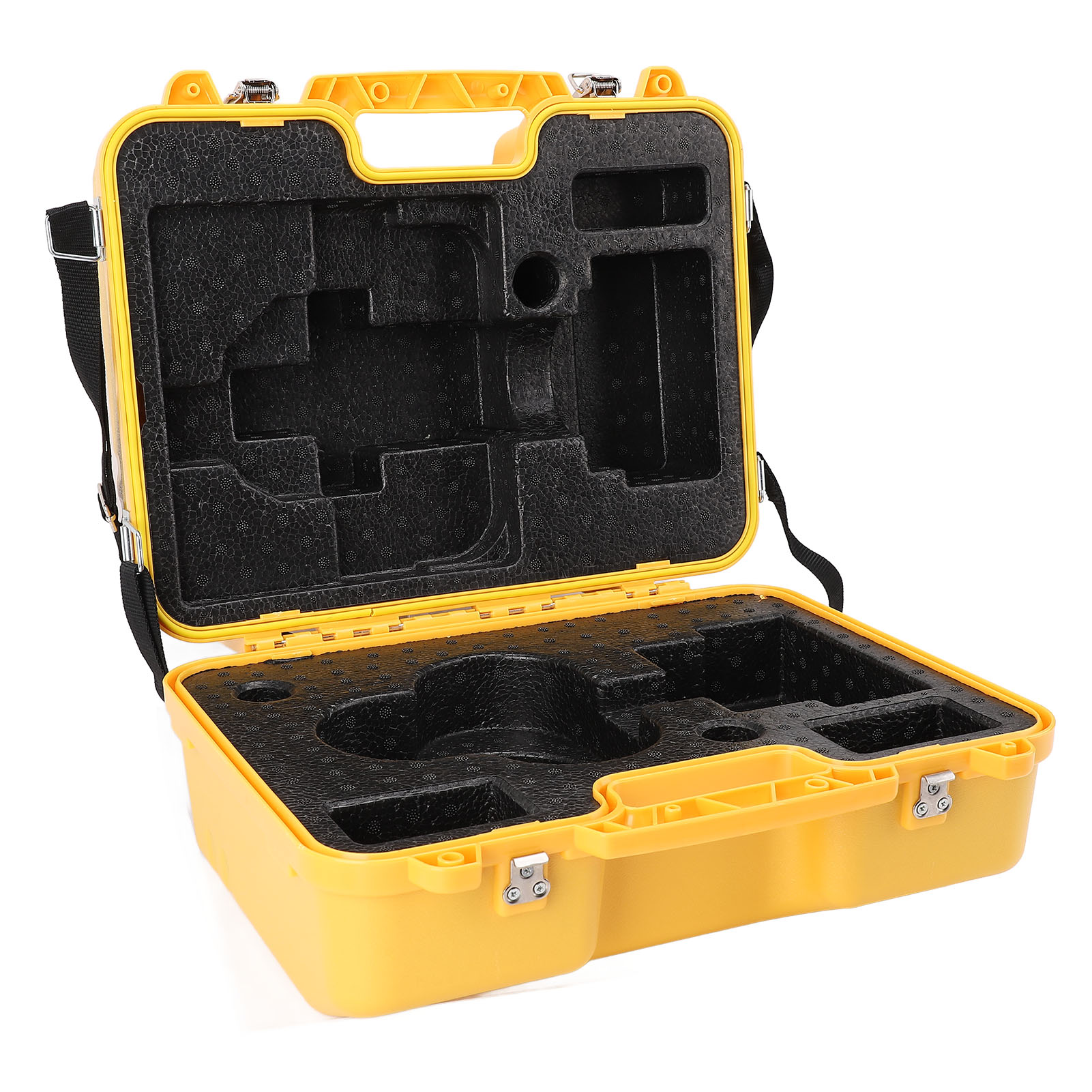 Tragekoffer Für Vermessungsinstrumente, Nivelliergerät, Theodolit, Totalstation, Prismensatz, Gelbe Aufbewahrungsbox Hc-ps01