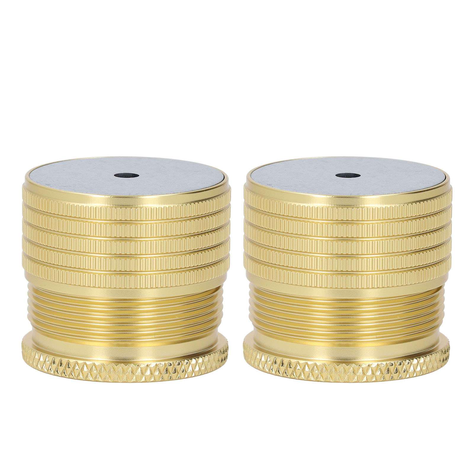 Stück Verstellbare Möbelfüße, 23–37 Mm, Tragkraft 50–500 Kg, Aluminium, Für Bett, Sofa Und Tisch, Glänzend Goldfarben