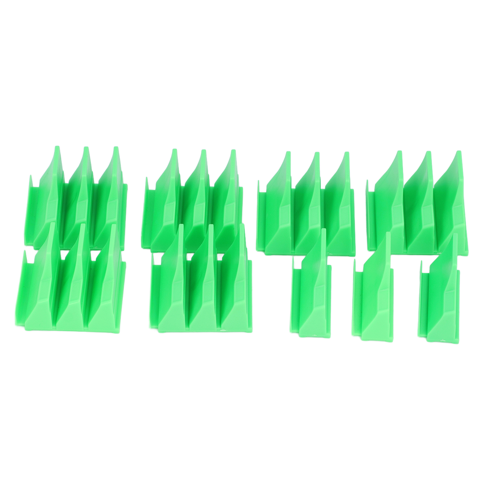 Geometrischer Schlüsselorganizer Mit 20 Fächern, Modularer Magnethalter Für Schlüssel Von 6 Mm Bis 38 Mm (1/4" Bis 1 1/2"), Grün
