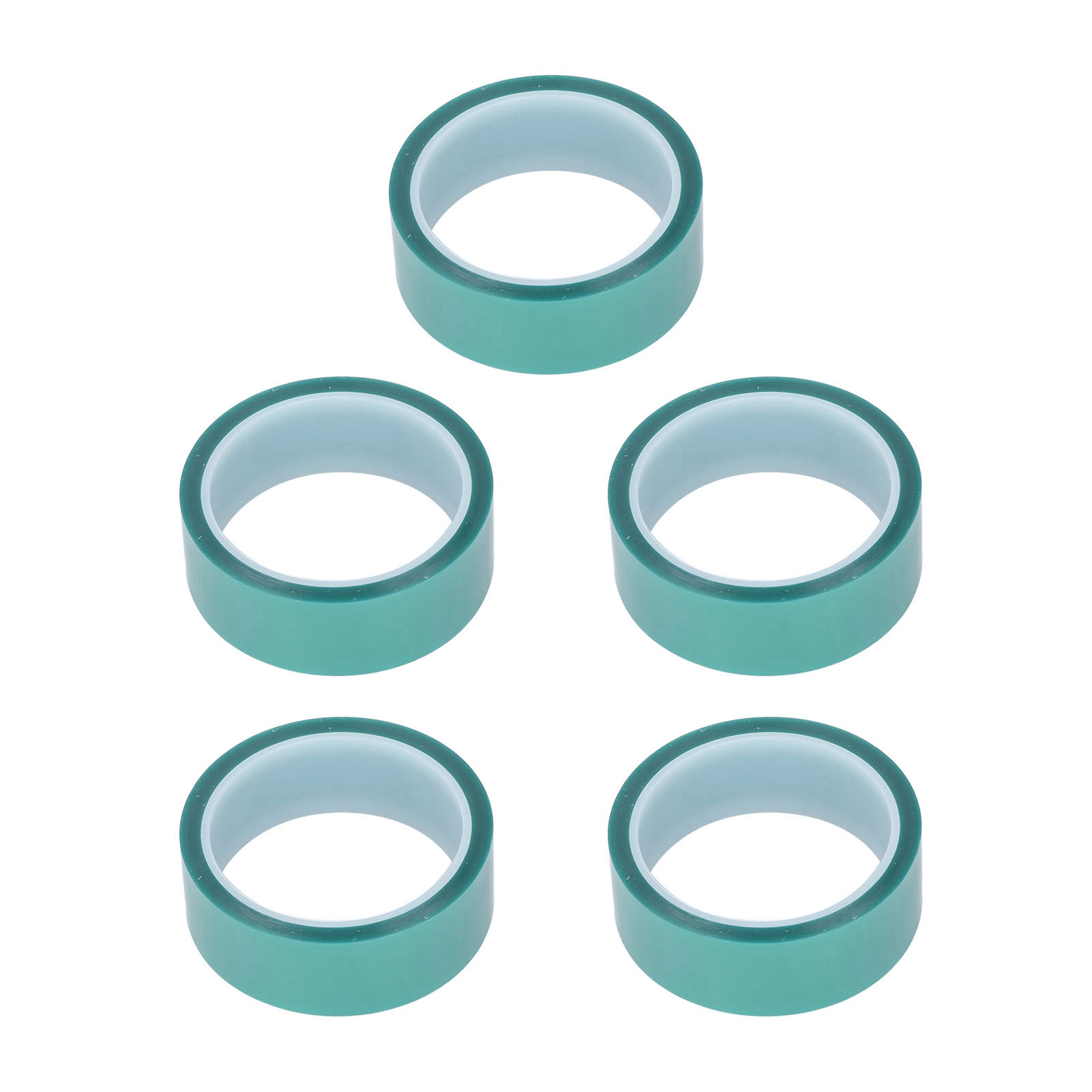 Packung Mit 5 Grünen Abdeckbändern, 33 Mm X 33 M, Zum Schutz Vor Sprühfarbe, Hochtemperaturbeständiges Pet-band