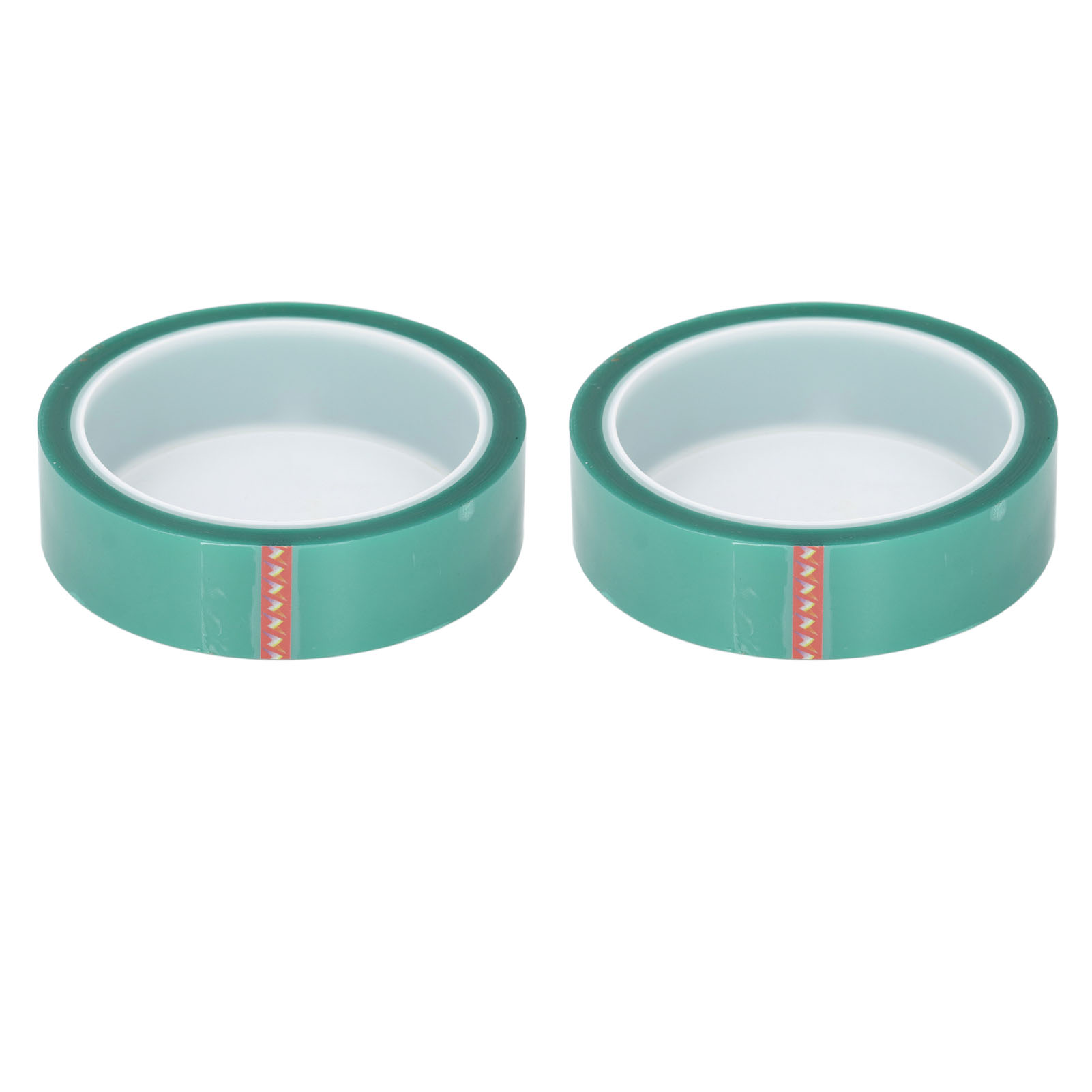 Packung Mit 2 Hochtemperaturbeständigen Pet-klebebändern, 0,06 Mm Dick, 25 Mm Breit, 33 M Lang, Grün, Für Elektrische Isolierung, Abkleben, Lackieren, Kochen Und Elektrolyse.