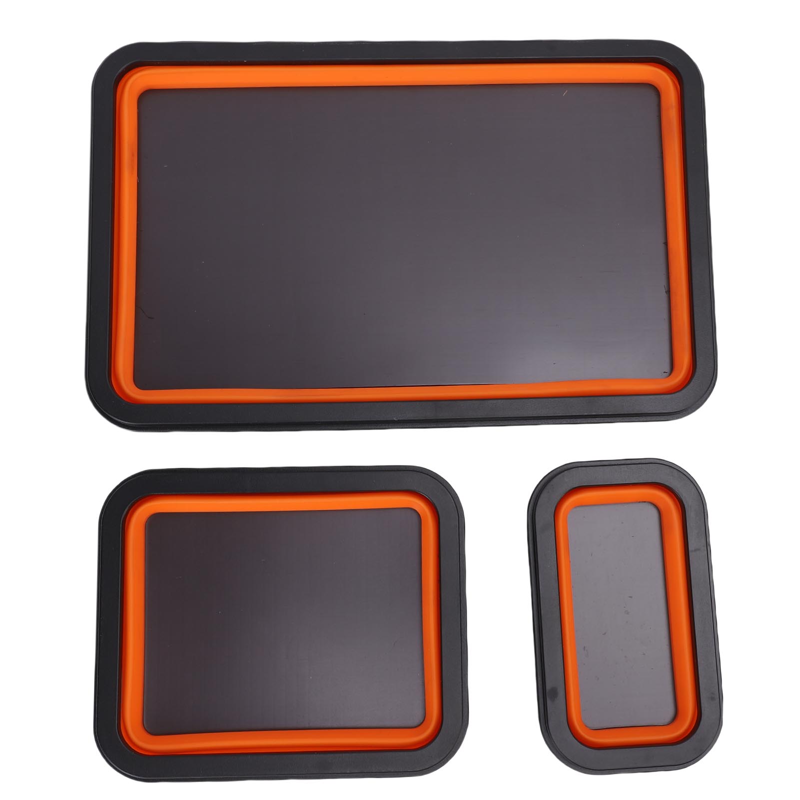 Set Mit 3 Faltbaren Magnetischen Silikonschalen In 3 Größen Zur Aufbewahrung Von Schrauben, Bolzen, Muttern, Unterlegscheiben, Stiften, Kleinen Metallteilen Und Werkzeugen