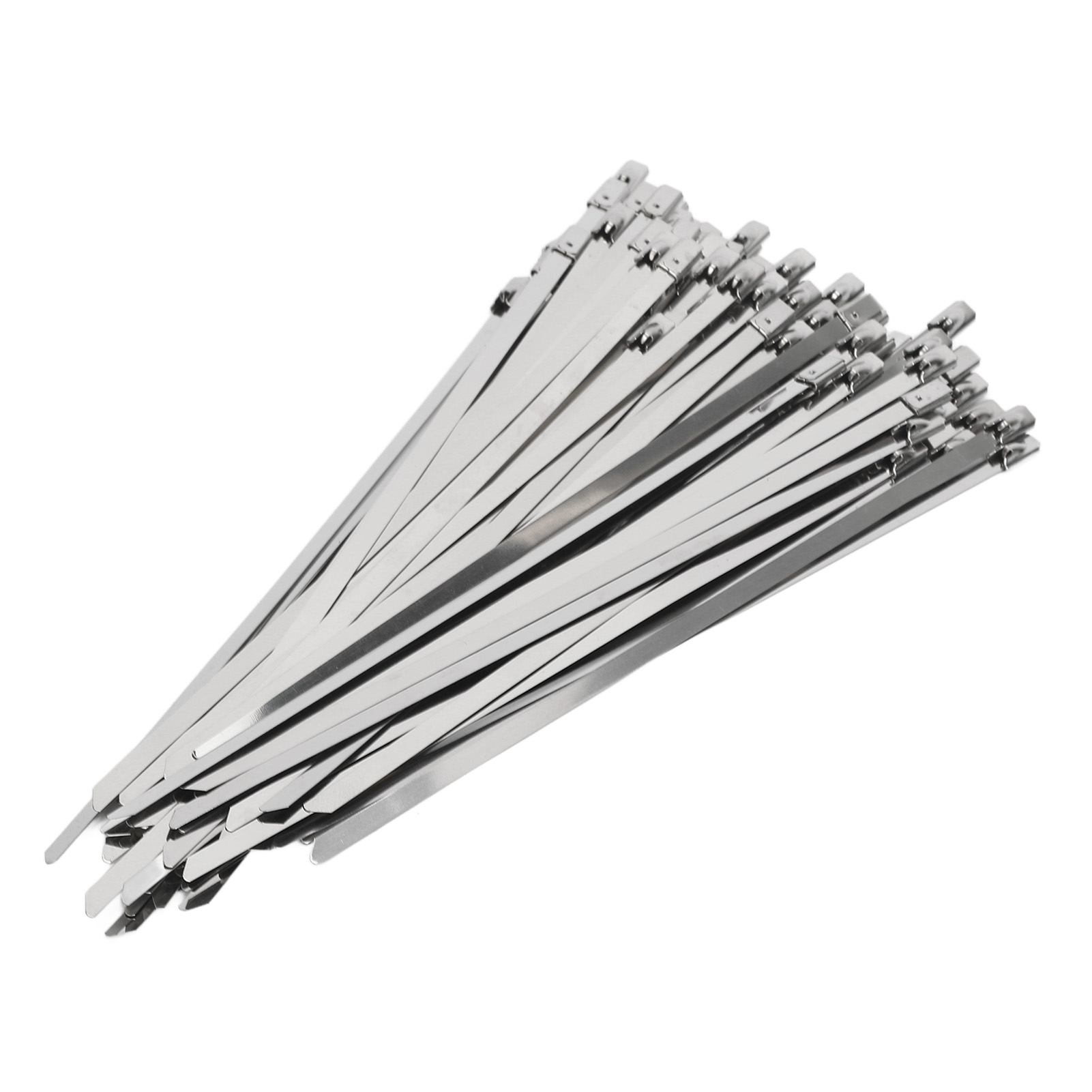 Packung Mit 200 Edelstahl-schlauchschellen 201, 4,6 Mm Breit, Selbstsichernde Befestigungselemente Für Kabel Und Schläuche