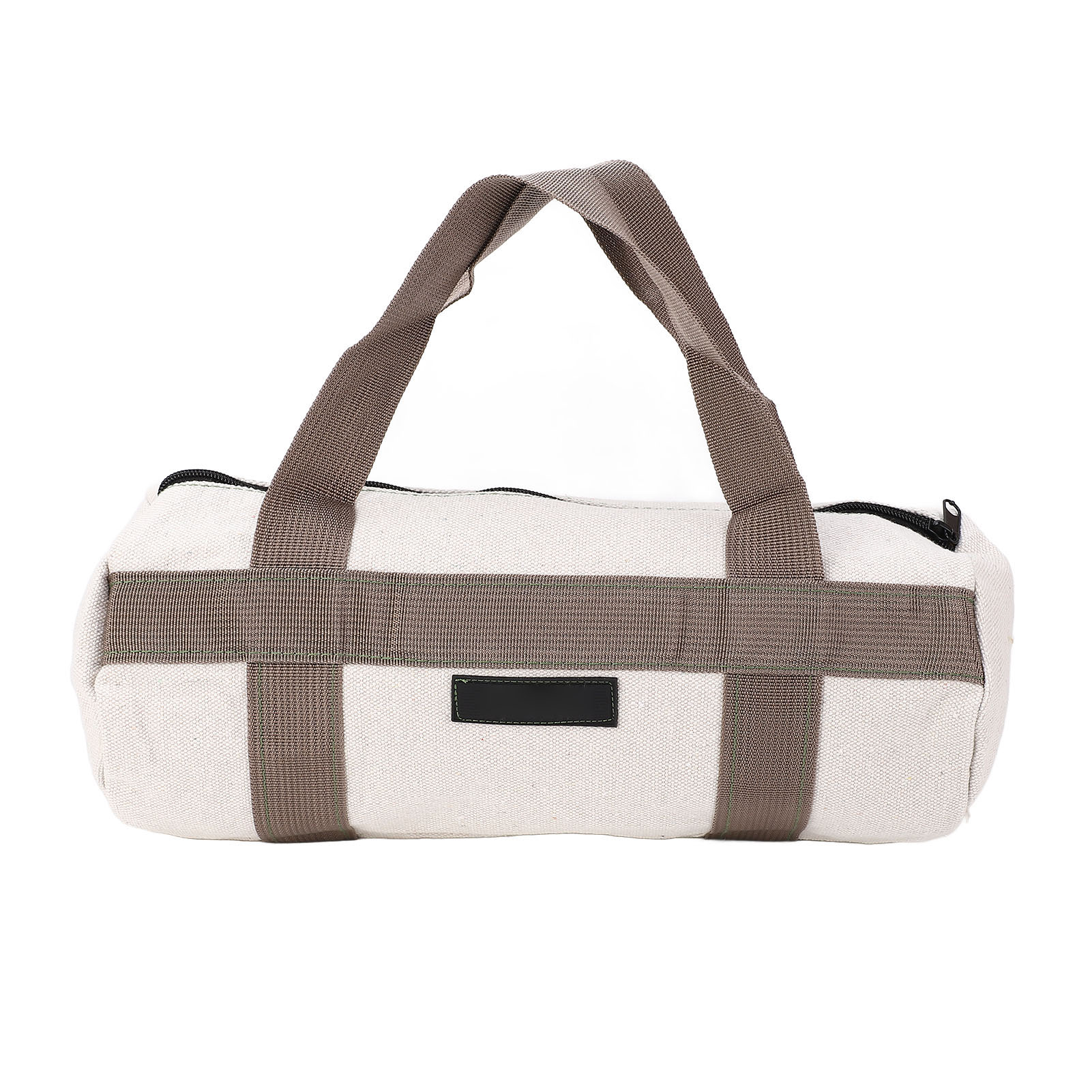 Verstärkte Werkzeugtasche Aus Canvas Für Elektriker, Gärtner Und Baumärkte. Tragbar, Handlich, Großes Fassungsvermögen, Rund, 48 Cm Lang.