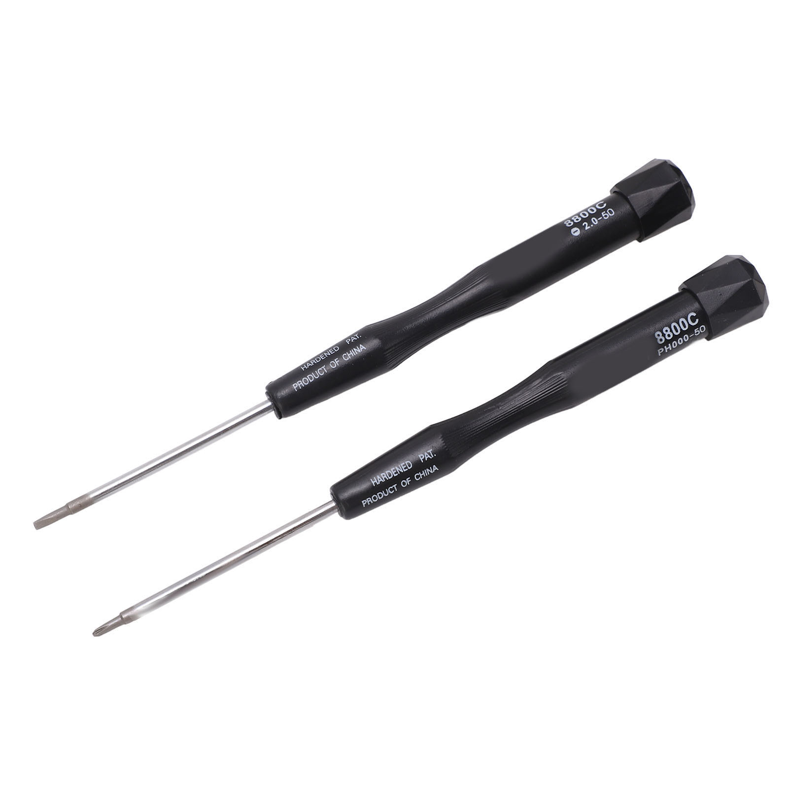 Set Mit 2 Professionellen Schraubendrehern Mit Rutschfestem Griff Und Magnetischer Spitze, Chrom-vanadium-stahl, Für Wartungsarbeiten 8800c D