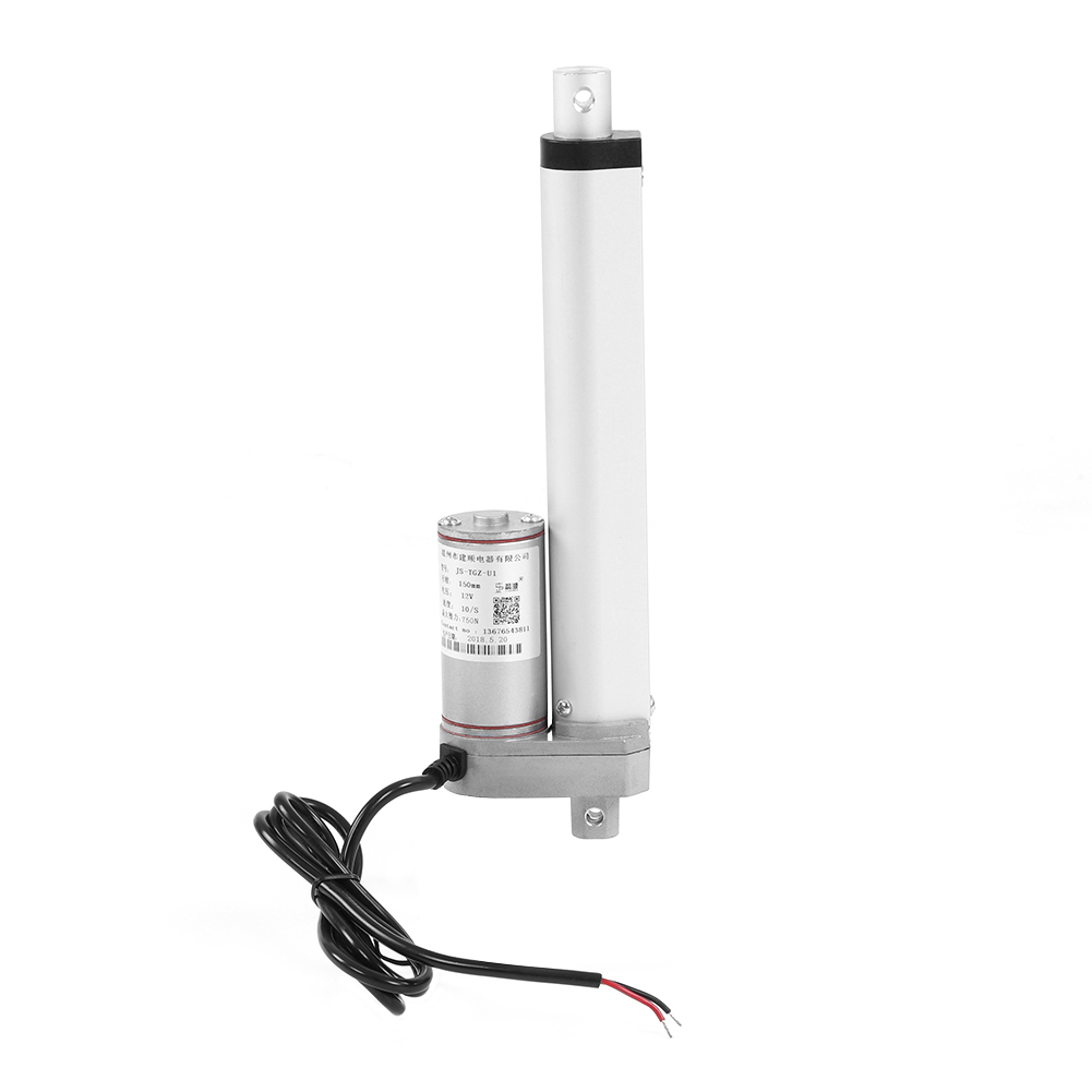 12v 750n Elektrischer Linearantrieb, 150-700mm Hub, Hubmotor, Wasserdichte Metallhalterung (150mm)