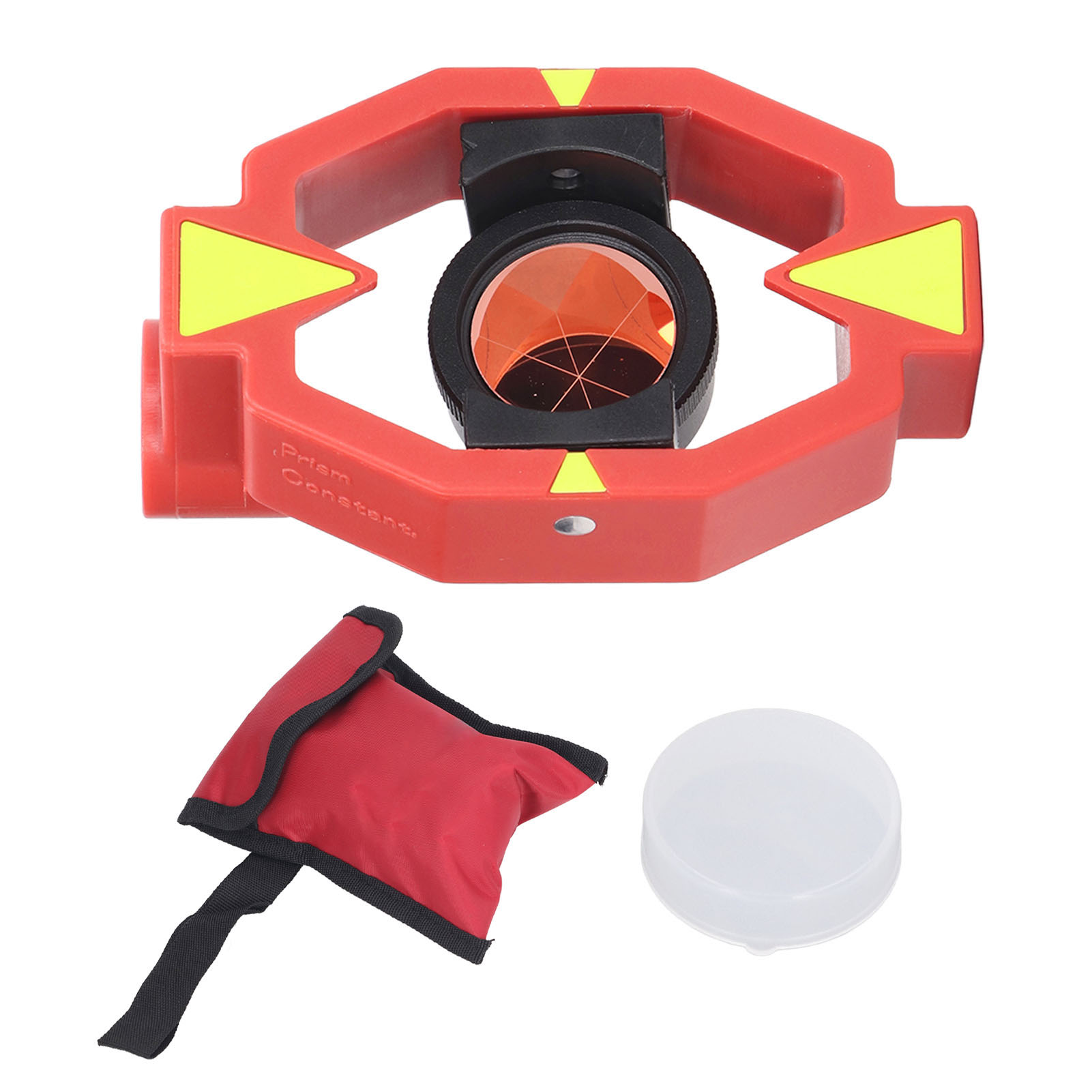 Mini-topografieprisma, Totalstation Mit Konstanter Position, 0 Mm Durchmesser, 25,4 Mm Für Leica, Gelb/rot