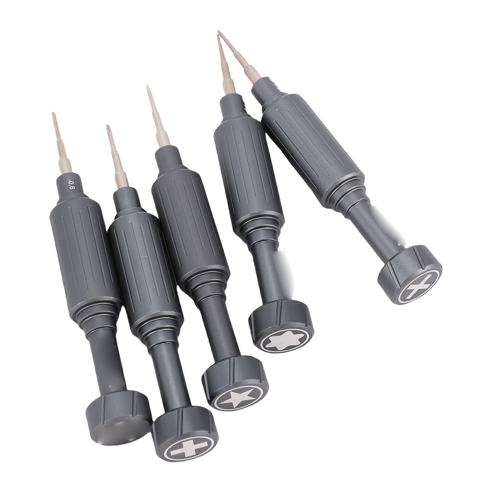 Set Mit 5 Präzisionsschraubendrehern: 0,6 Mm Y-förmig, 0,8 Mm Pentalobe, 1,2 Mm, 1,5 Mm Ph, T2, Zur Reparatur Von Uhren, Kameras, Laptops Und Handys