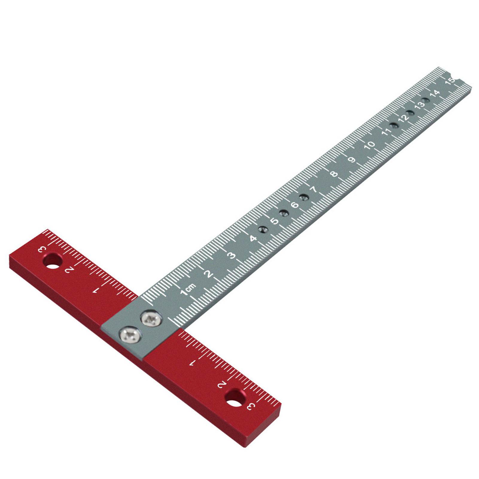 T-nut-lineal Aus Aluminiumlegierung, Werkzeug Für Holzbearbeitung, Modellbau Und Technisches Zeichnen, Mit Skala Für Architekten