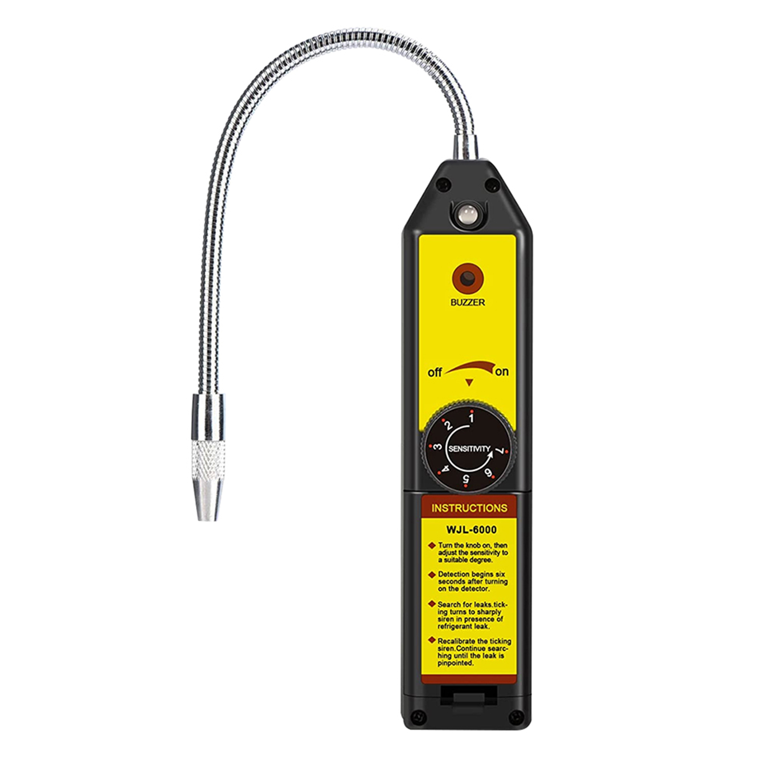 Wjl-6000 Freon-lecksuchgerät, Lecksuchgerät Für Kältemittel In Heizungs-, Lüftungs- Und Klimaanlagen, Halogengas-lecksuchgerät, Automatisches Lecksuchgerät, Halogen-lecktester Für R134a, R410a, R12, R