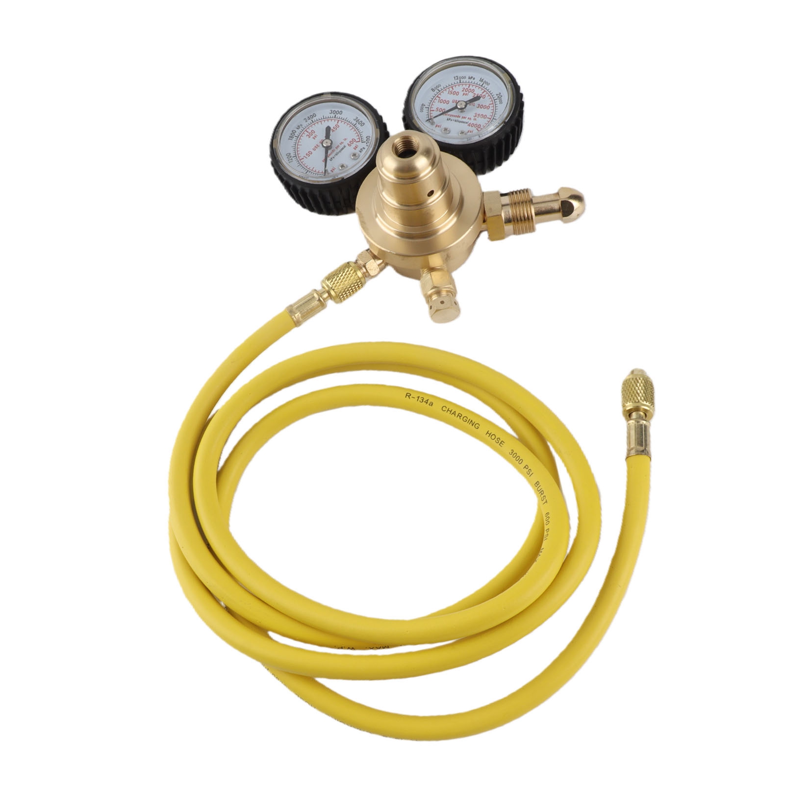 Stickstoffregler-manometer-set Mit Messing-einlass- Und Auslassanschlüssen Und 200 Cm Schlauch
