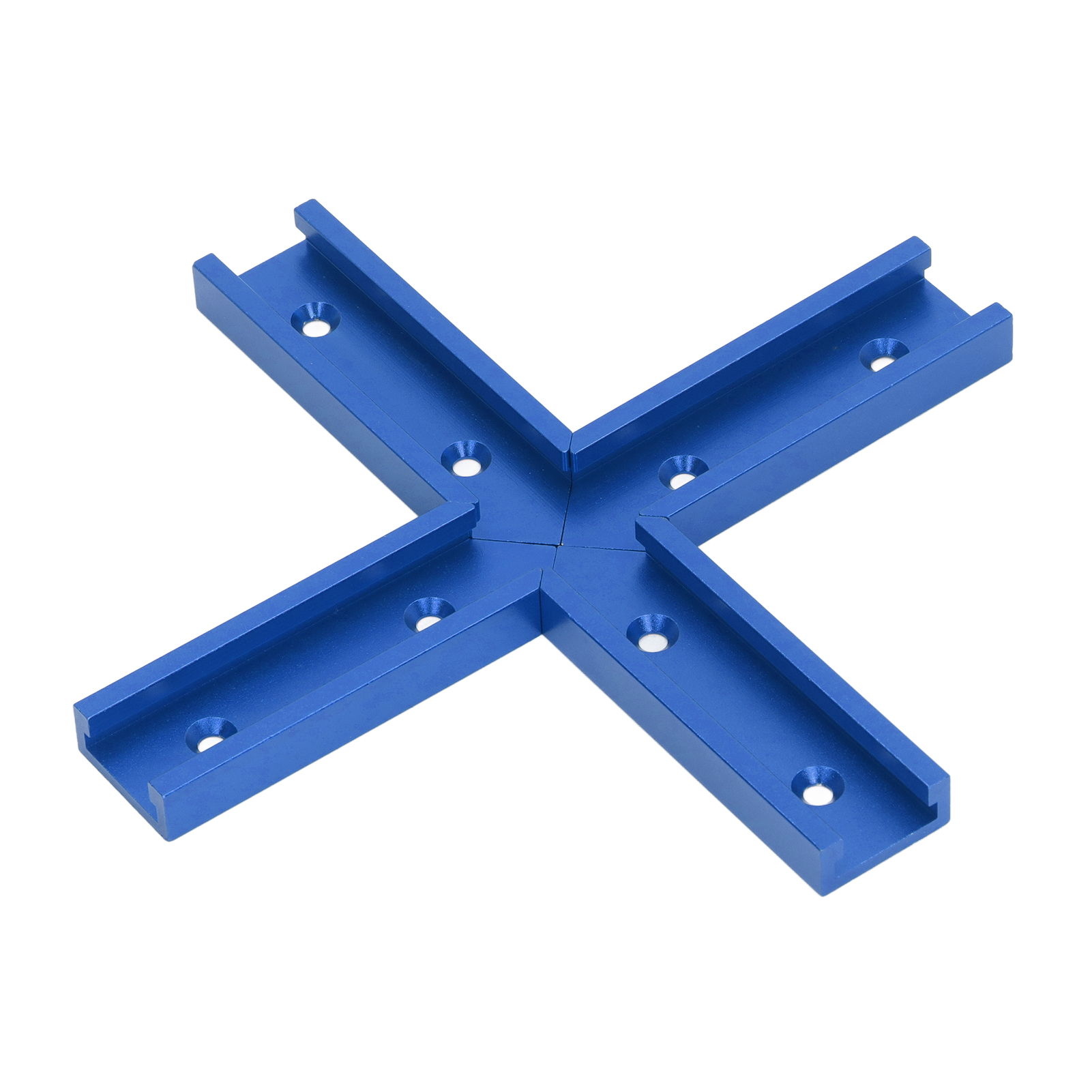 Set Mit 4 Aluminium-t-schienenverbindern, 100 Mm Lang X 30 Mm Breit, Für Heimwerkerprojekte Im Holzbereich