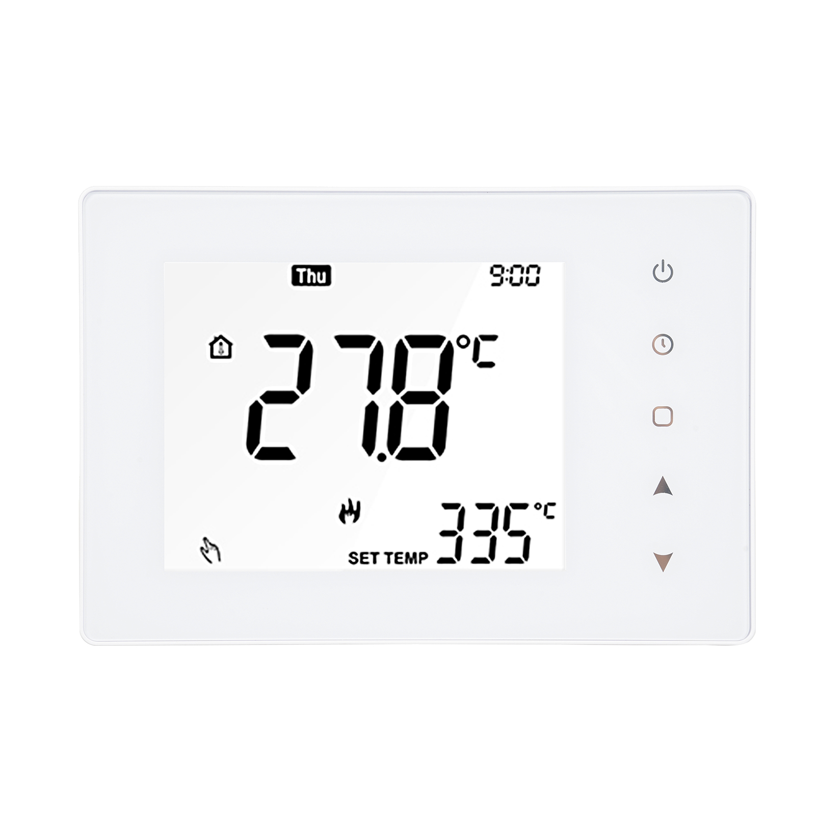 Intelligenter 16a-thermostat, Wöchentlich Programmierbar, Touchscreen-lcd-raumtemperaturregler Für Elektrische Heizung, Energiesparend