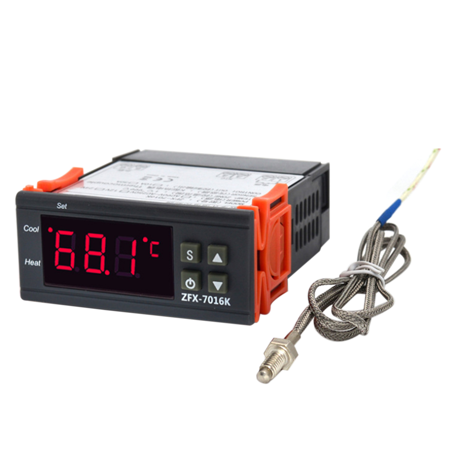 Zfx-7016k 30a Digitaler Temperaturregler, Präziser Intelligenter Thermostat Für Gefrierschrank, Kühlschrank, Inkubator