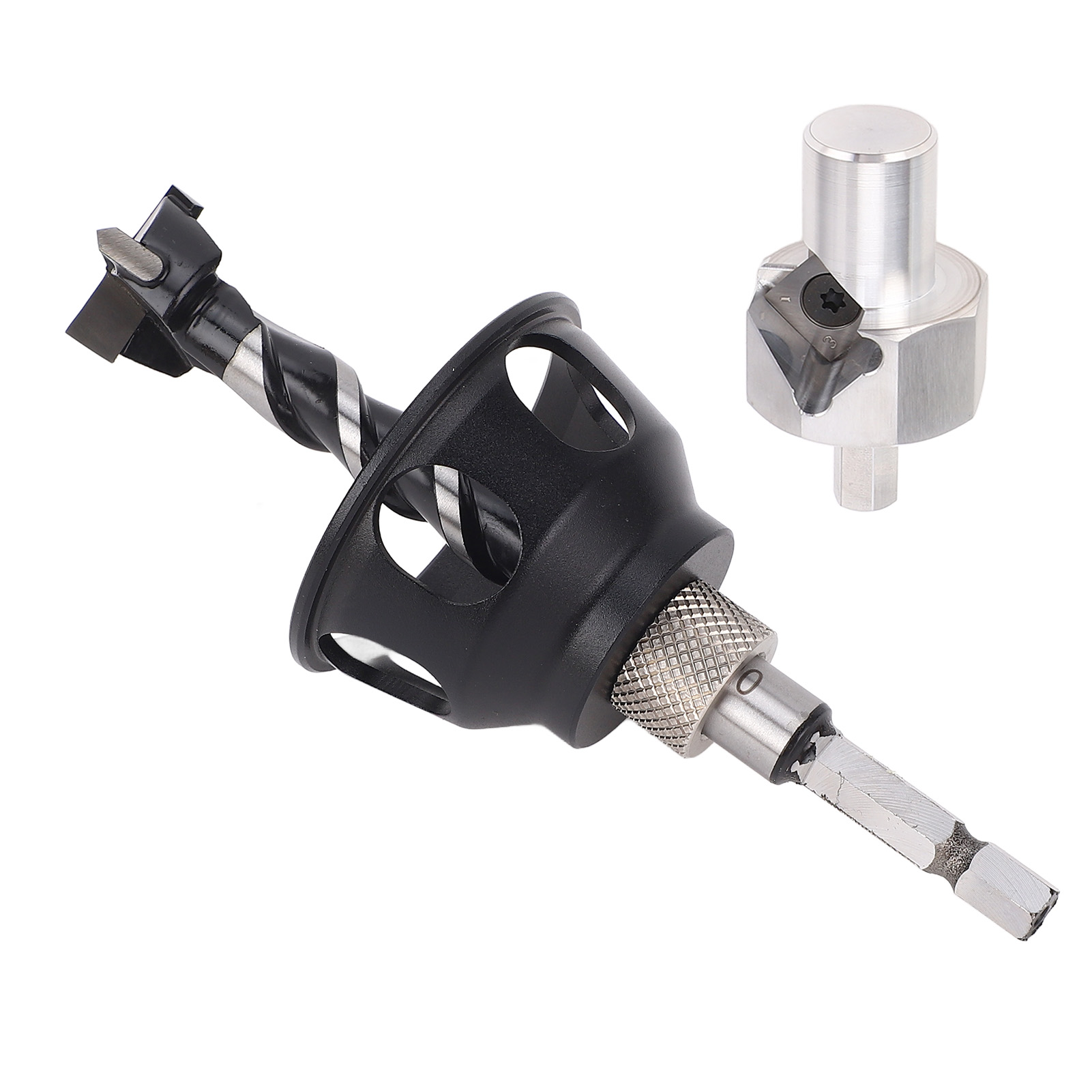 Vertikale Bohrschablone Aus Aluminiumlegierung, Ergonomisches Design, Tragbares Set Für Gerade Bohrlöcher