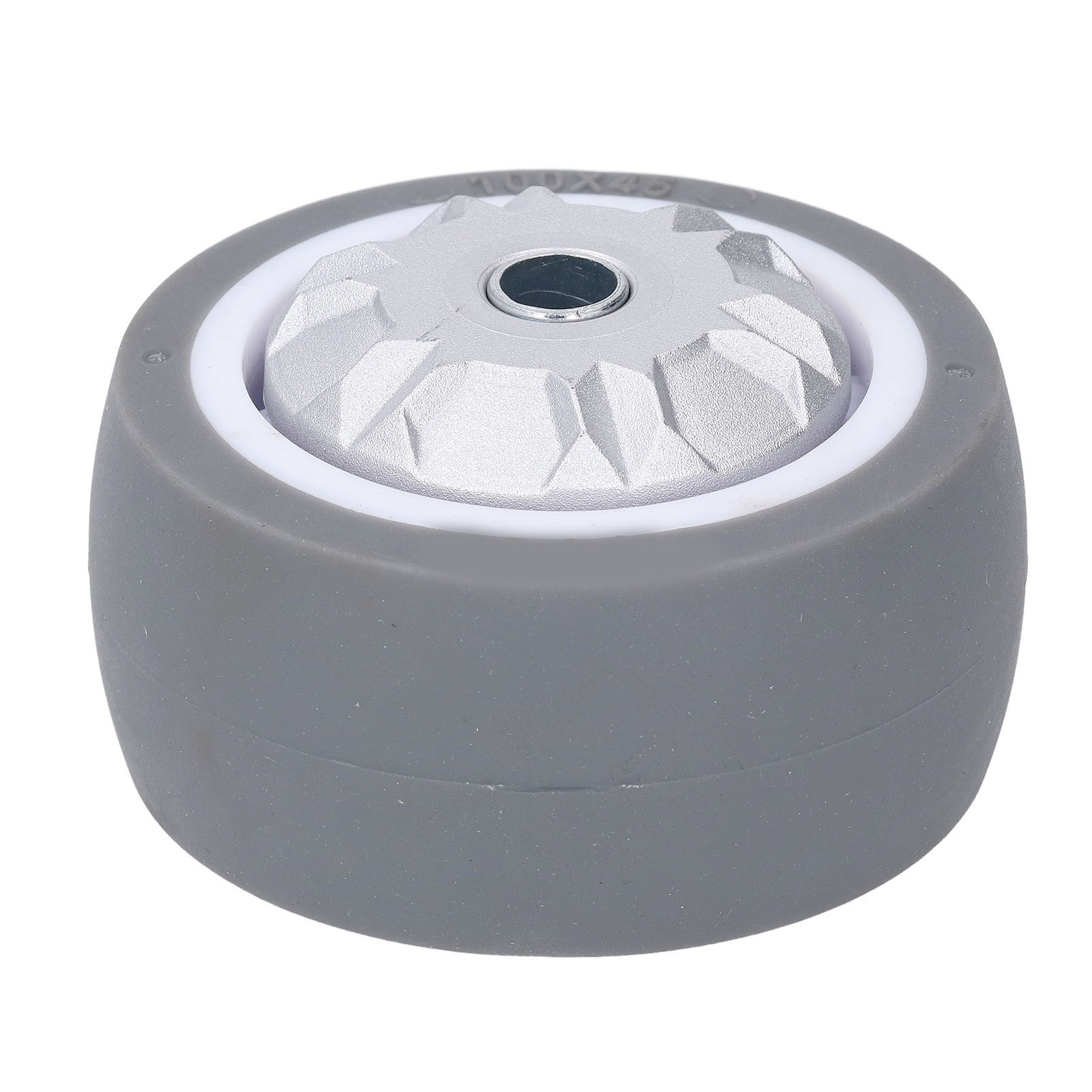 Industrietaugliche, Verschleißfeste Und Geräuscharme Tpr-gummirolle (100 Mm) Zum Austausch Von Sackkarren, Transportwagen Und Schubkarren.