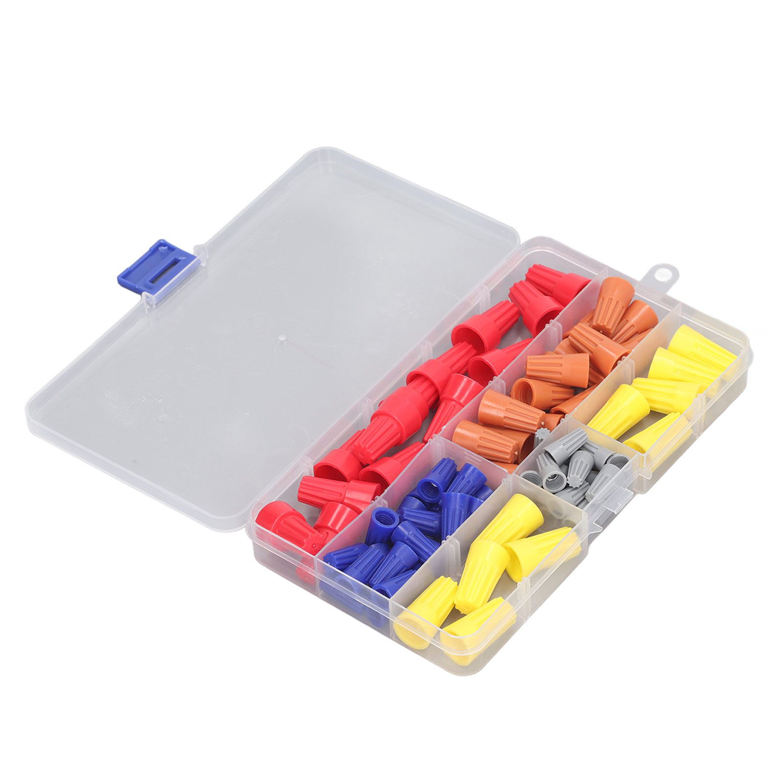 Elektrische Anschlussklemmen Aus Pvc Mit Torsionsfeder, Schraubklemmen Und Sortimentsset Mit Aufbewahrungsbox