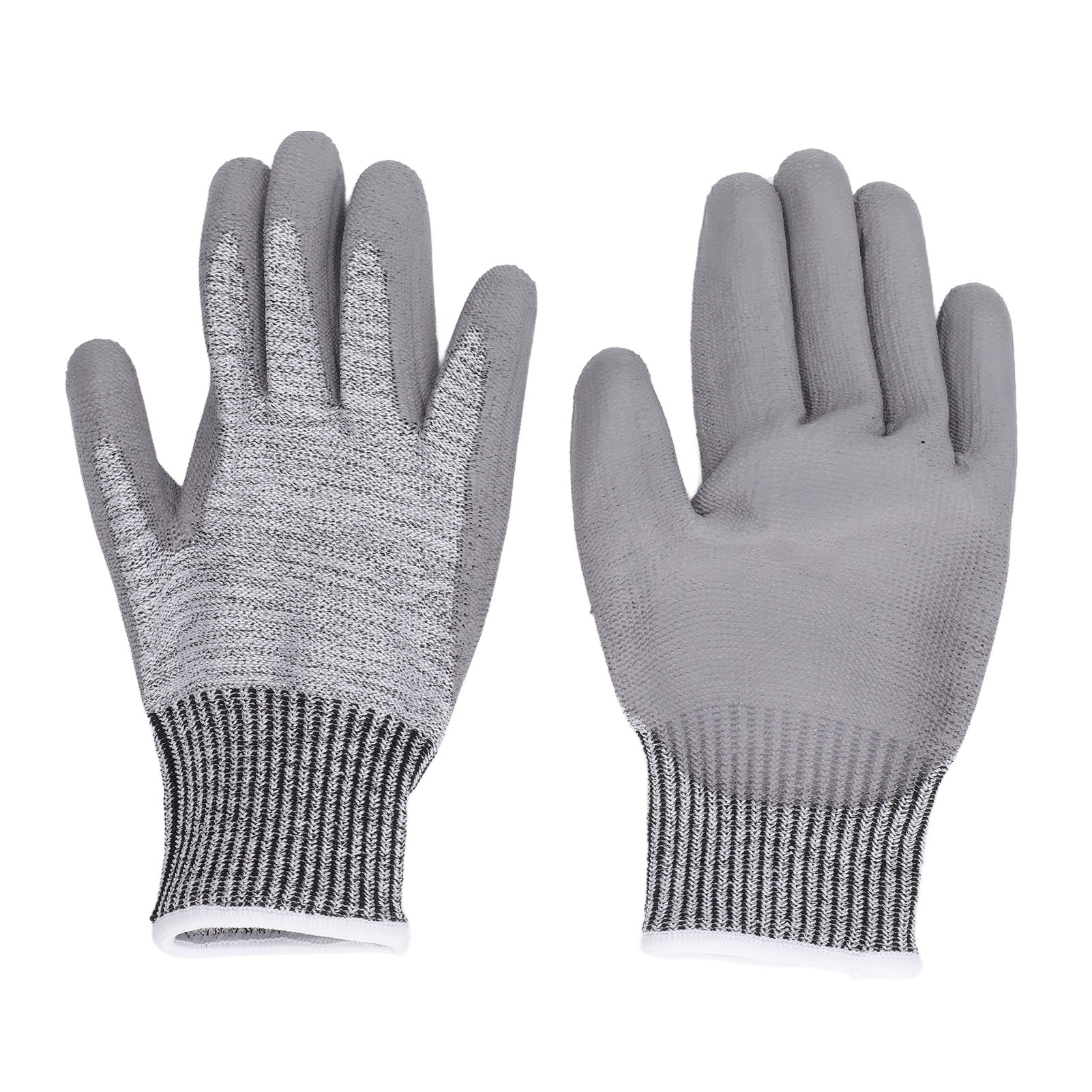 Schnittfeste Arbeitshandschuhe, Schutzklasse F, Atmungsaktive Pu-beschichtung, Für Wartungs- Und Gartenarbeiten, 2er-pack