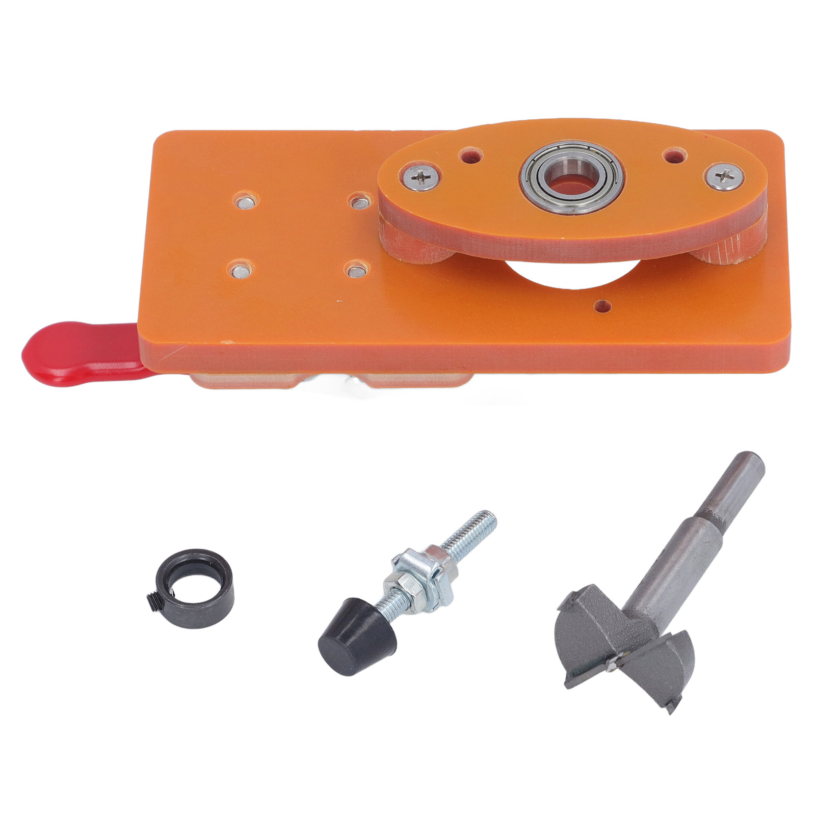 Set Mit Unsichtbarer Scharnierschablone Für 35 Mm Holztüren, Präzises Möbelbohren Und Positionieren Des Schlosses