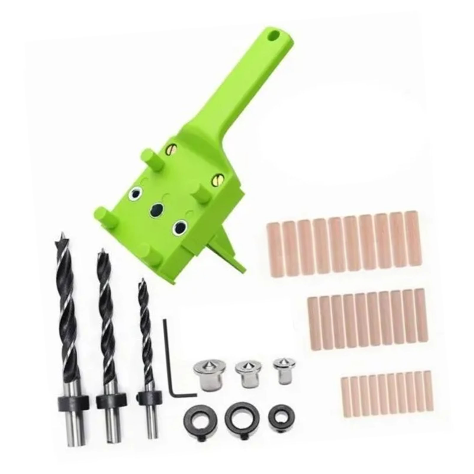 41-teilige Handdübel-bohrschablone Für 6 Mm, 8 Mm Und 10 Mm Löcher Zur Holzbearbeitung