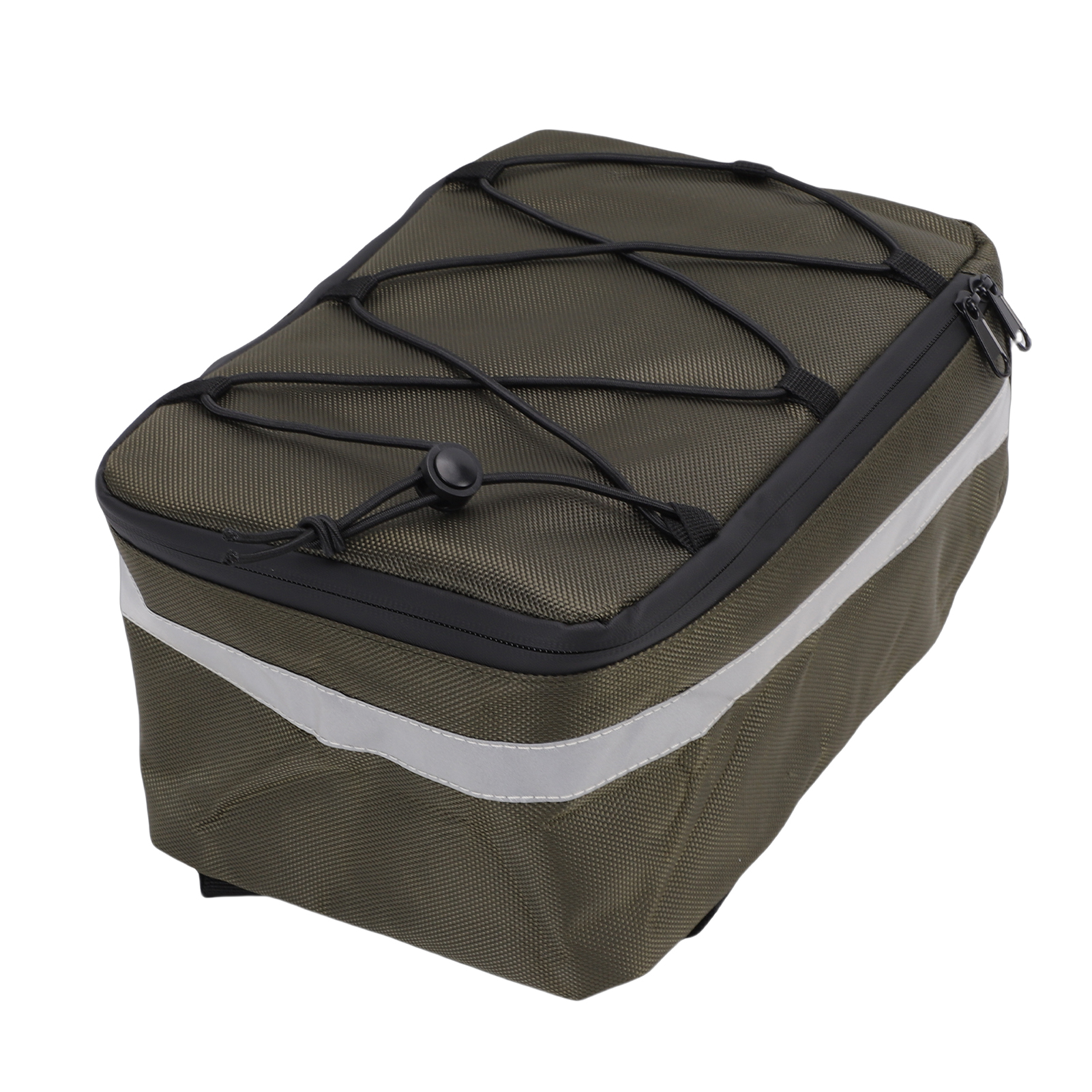 Gepäckträgertasche Für Fahrräder, Urbane Fahrradtasche Aus Wasserabweisendem Oxford-gewebe Mit Reflektorstreifen, Gepäckträgertasche Für Pendler Und Stadtfahrer – 1680d Oxford-gewebe