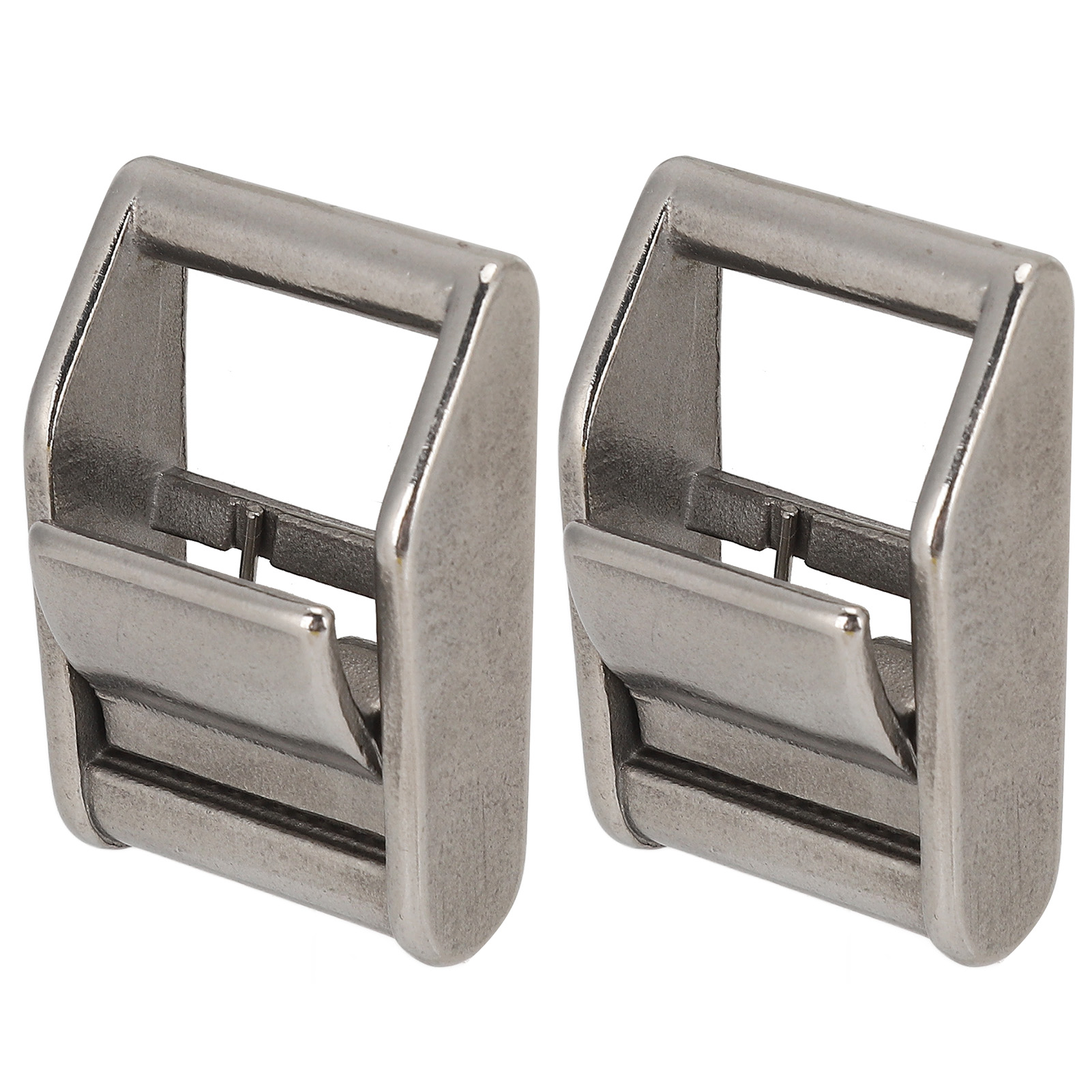 2x Verstärkte Klemmschnallen Aus Edelstahl 316 Für Bootsgurte Oder Gepäckstücke, 27 Mm