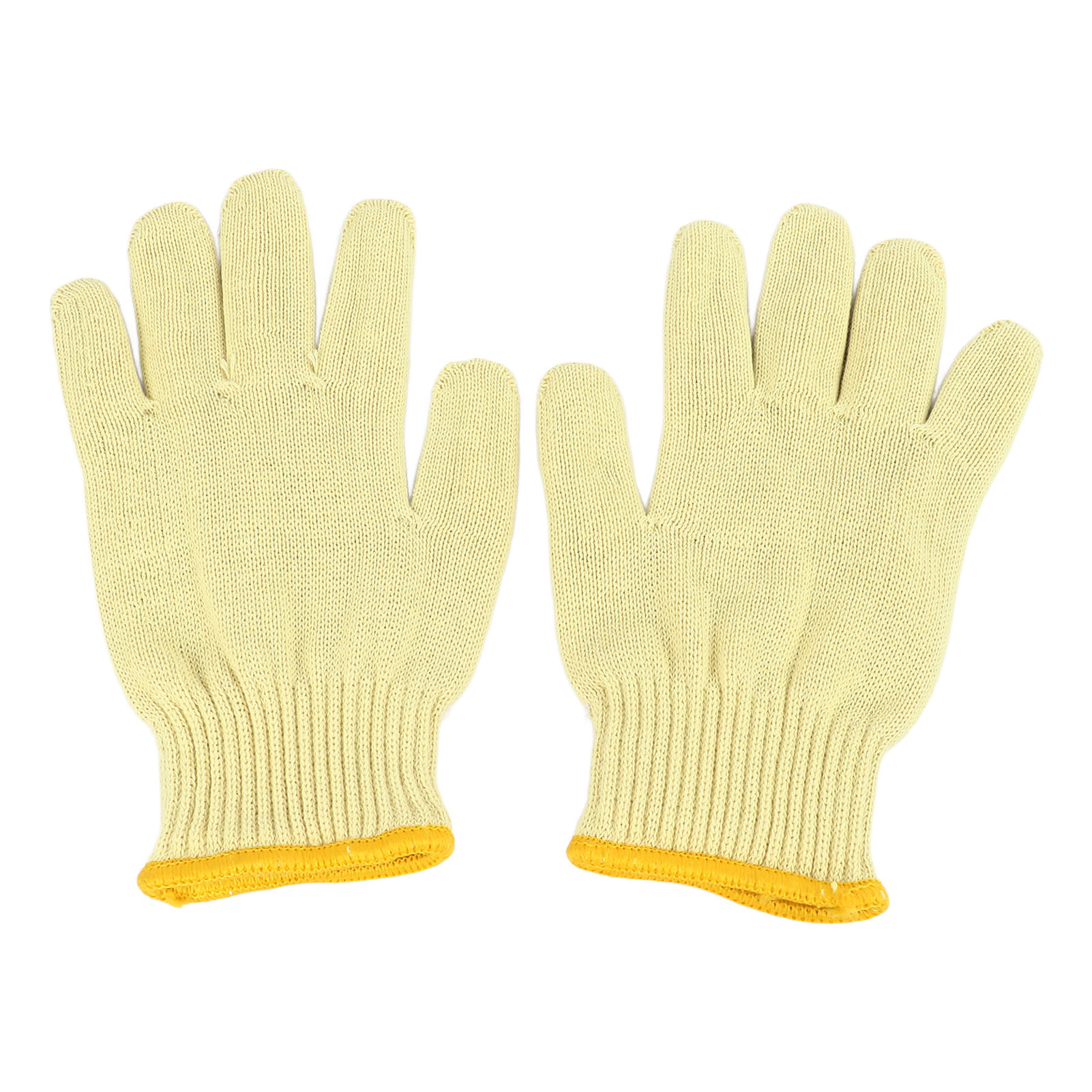 Paar Doppelt Dicke Ofenhandschuhe Aus Aramidfaser, Hitzebeständig Bis 300 °c, Weiches Strickmaterial, 24 Cm