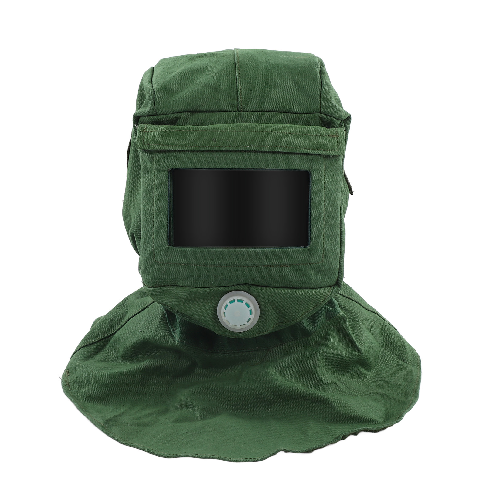 Sandstrahl-sturmhaube, Gesichtsschutzkapuze, Belüftung, Staubdicht, Aus Strapazierfähigem Canvas, Kratzfester Nackenschutz, Warm