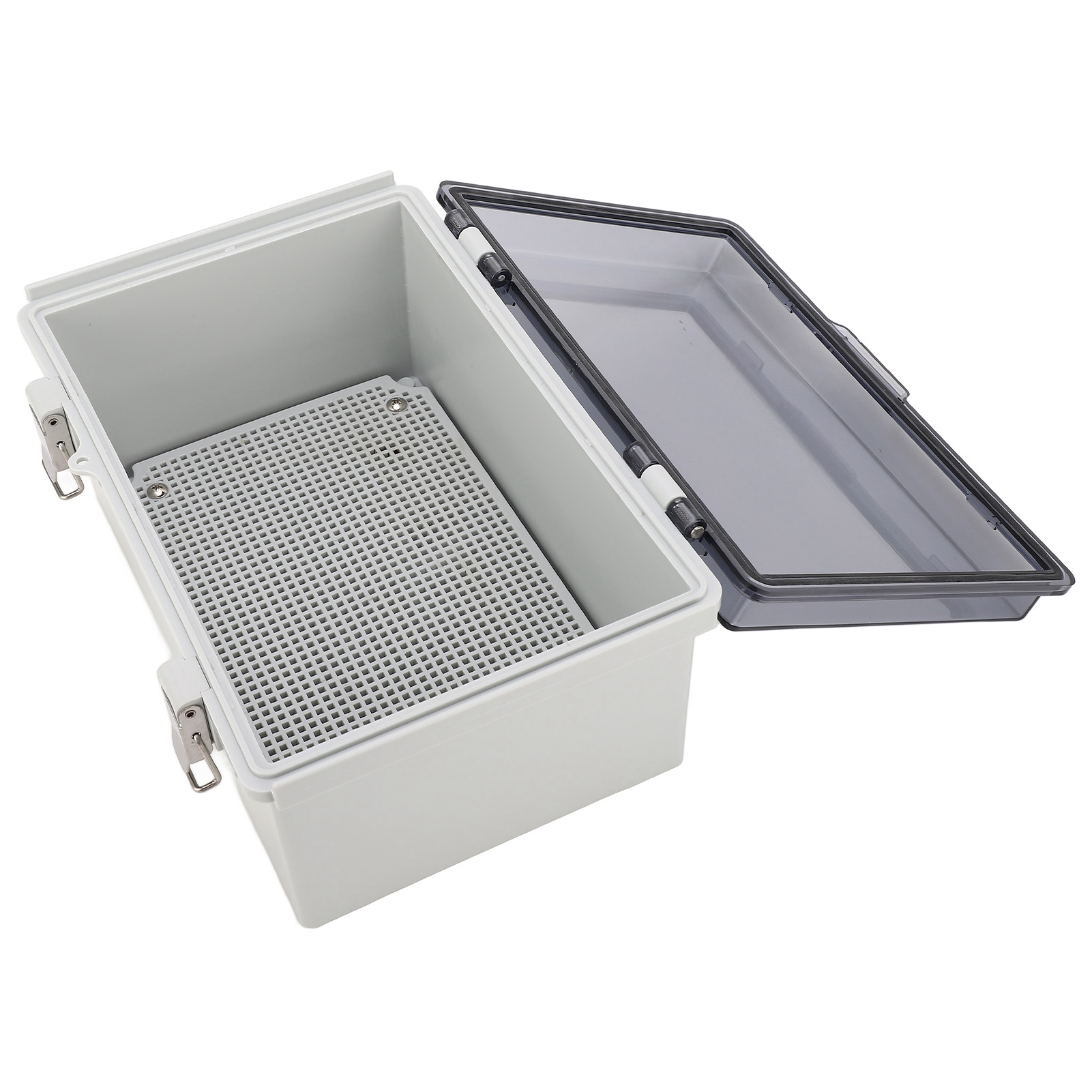 Wasserdichter Anschlusskasten Ip67 Mit Transparentem Deckel, Elektrisches Gehäuse Aus Abs, 290 X 190 X 140 Mm