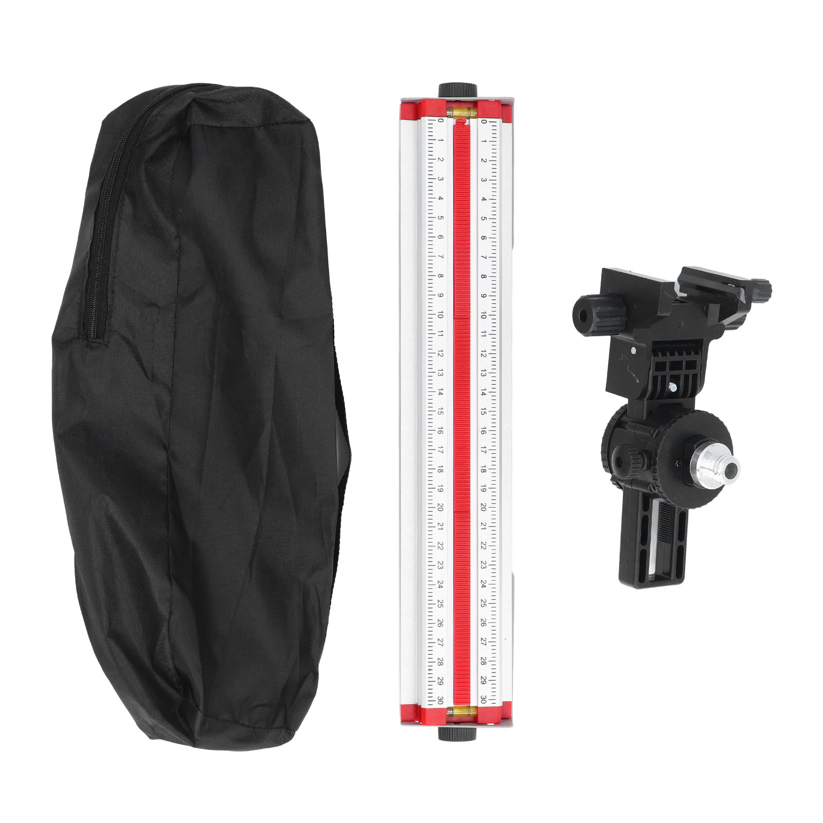 Verstellbarer, Multifunktionaler Wandhaken Aus Aluminium (0–26 Cm) Mit Adapter Und Tasche