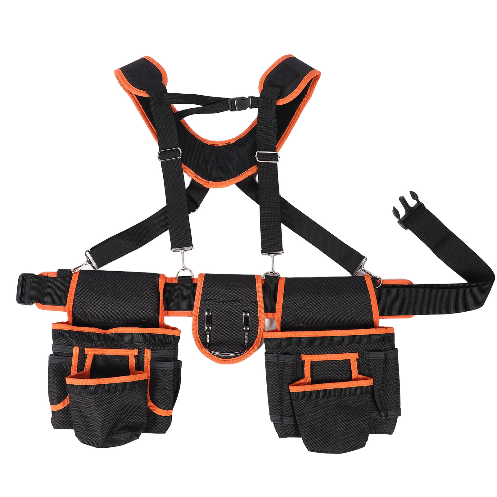 Werkzeugtasche Für Elektriker Mit Verstellbarem Schultergurt Und Hüftgurt, Aus Wasserdichtem 1680d-polyester, Mit Mehreren Taschen Und Organizer Für Reparaturen Und Baustellen
