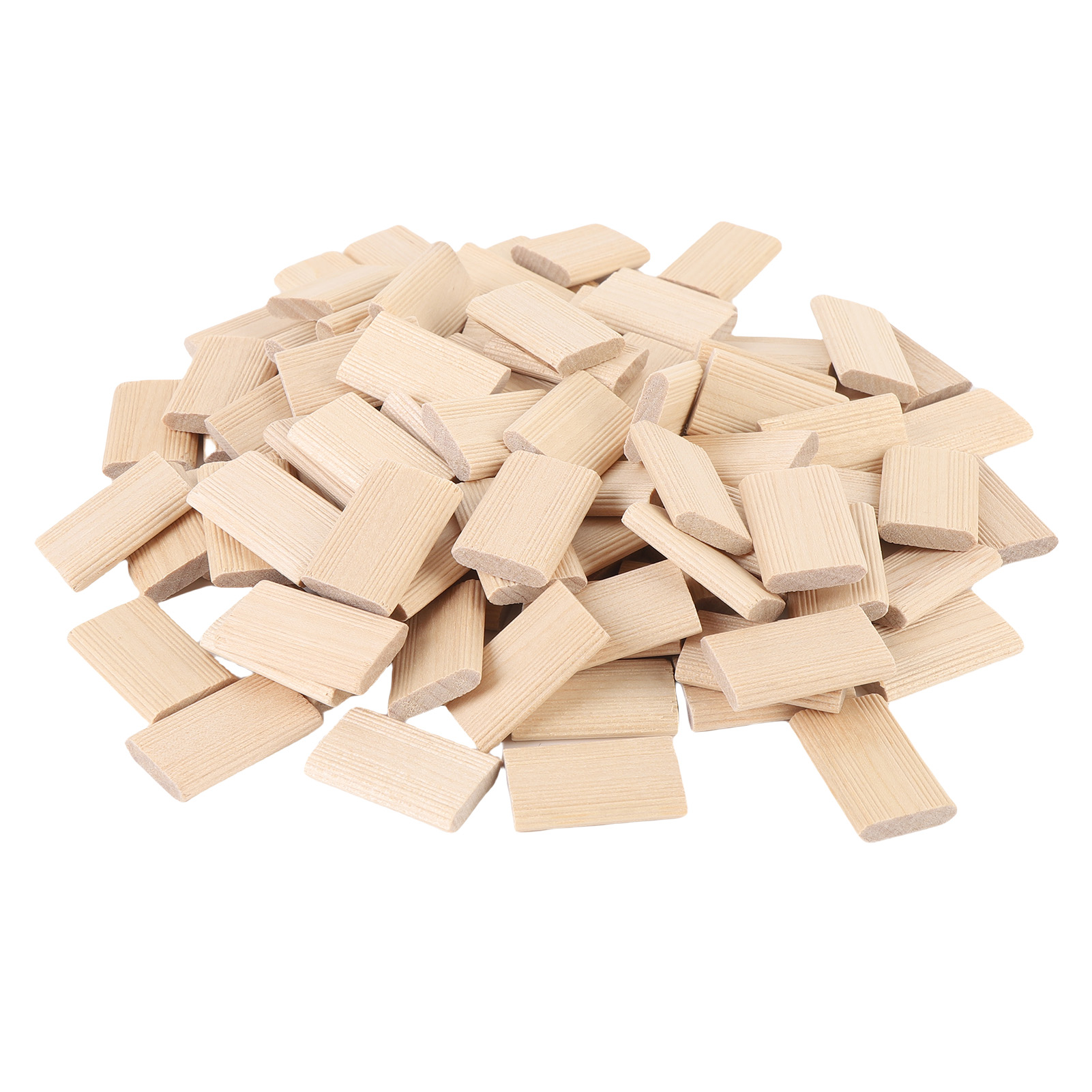 100 Stück Buchenholz-dübel, Bewegliche Zapfen, Massivholz, Tischlerei, Möbelbau, Schrankbau, Montagebeschläge, 5 X 19 X 30 Mm