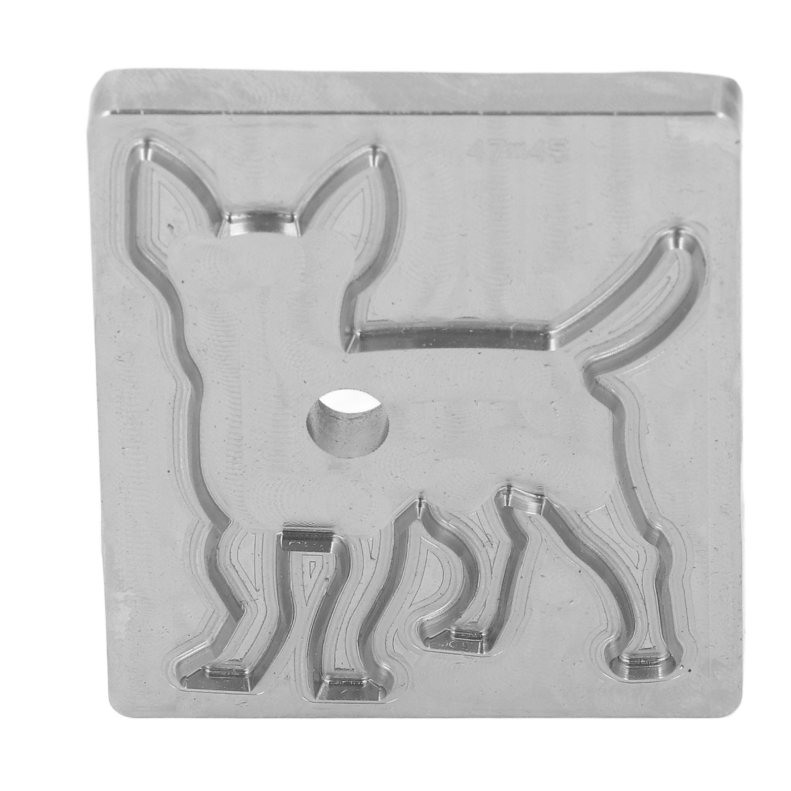 Hundeförmiger Ausstecher Aus Legiertem Stahl Für Leder, Stoff, Polymer Und Diy-bastelarbeiten