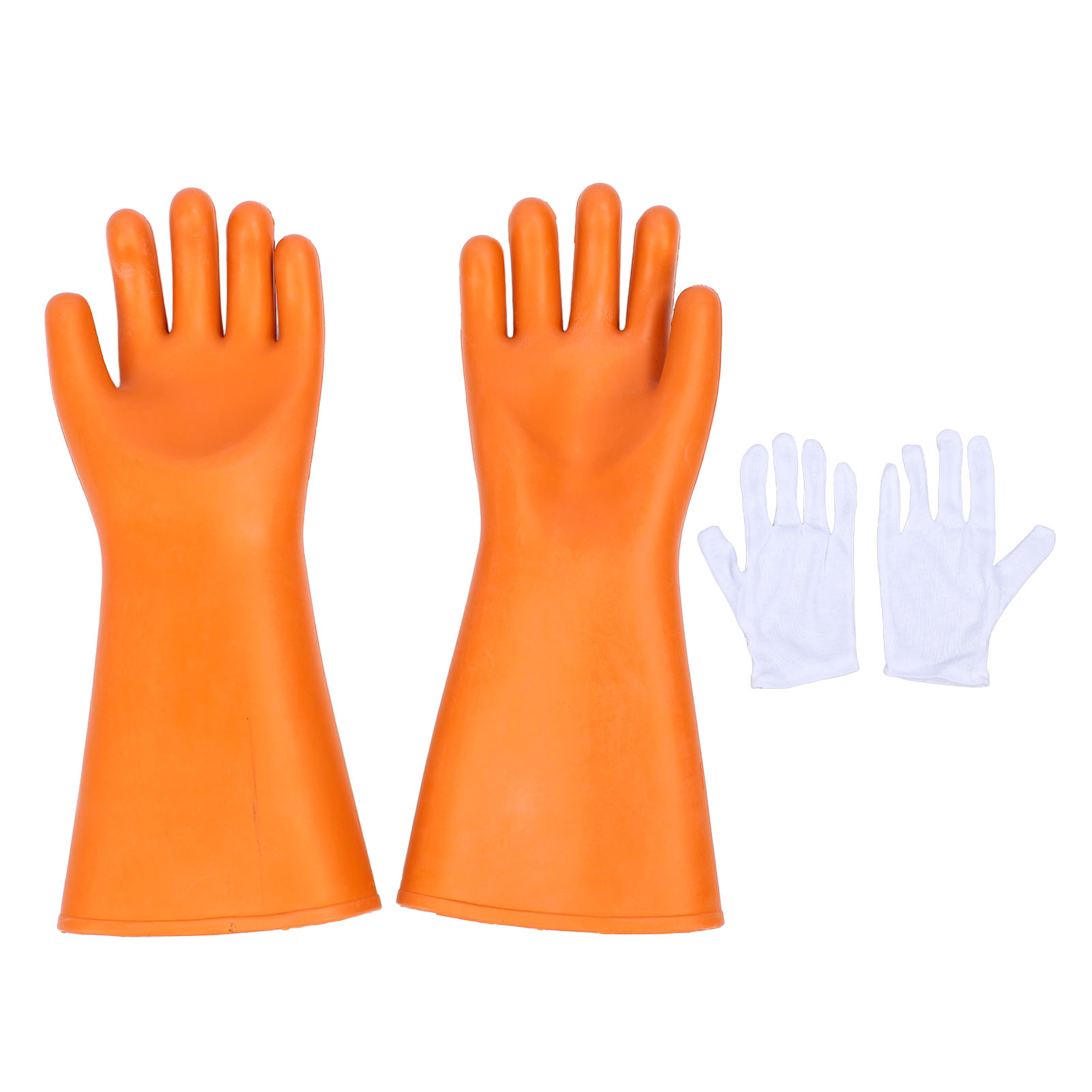 Dicke Gummi-sicherheitsarbeitshandschuhe, 25000v Hochspannungsisolierte Elektrikerhandschuhe