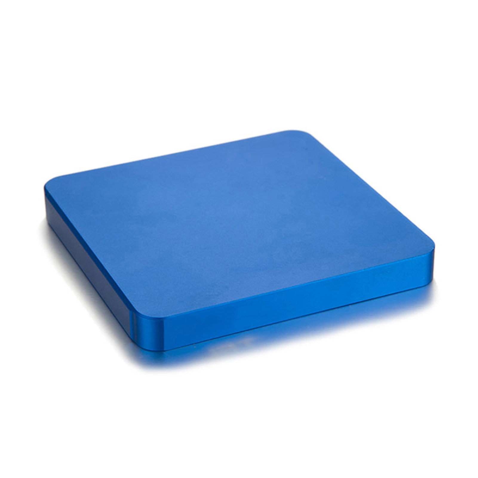 Magnetische Aluminiumschale In Blau Und Gelb, 10 X 10 X 1,2 Cm, Aufbewahrungsschale Für Schrauben, Muttern, Bolzen, Stifte, Metallwerkzeuge Mit 3 Abnehmbaren Magnetplatten