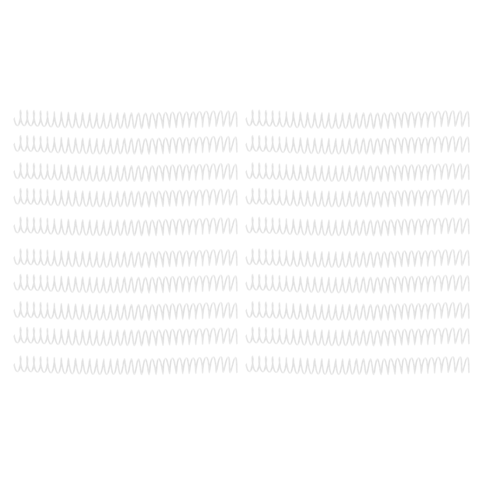20 Stück Transparente Spiralbindungsringe Aus Kunststoff, 19 Mm Innendurchmesser (0,75 Zoll), 30 Löcher, Für A4- Und A5-notizbücher.