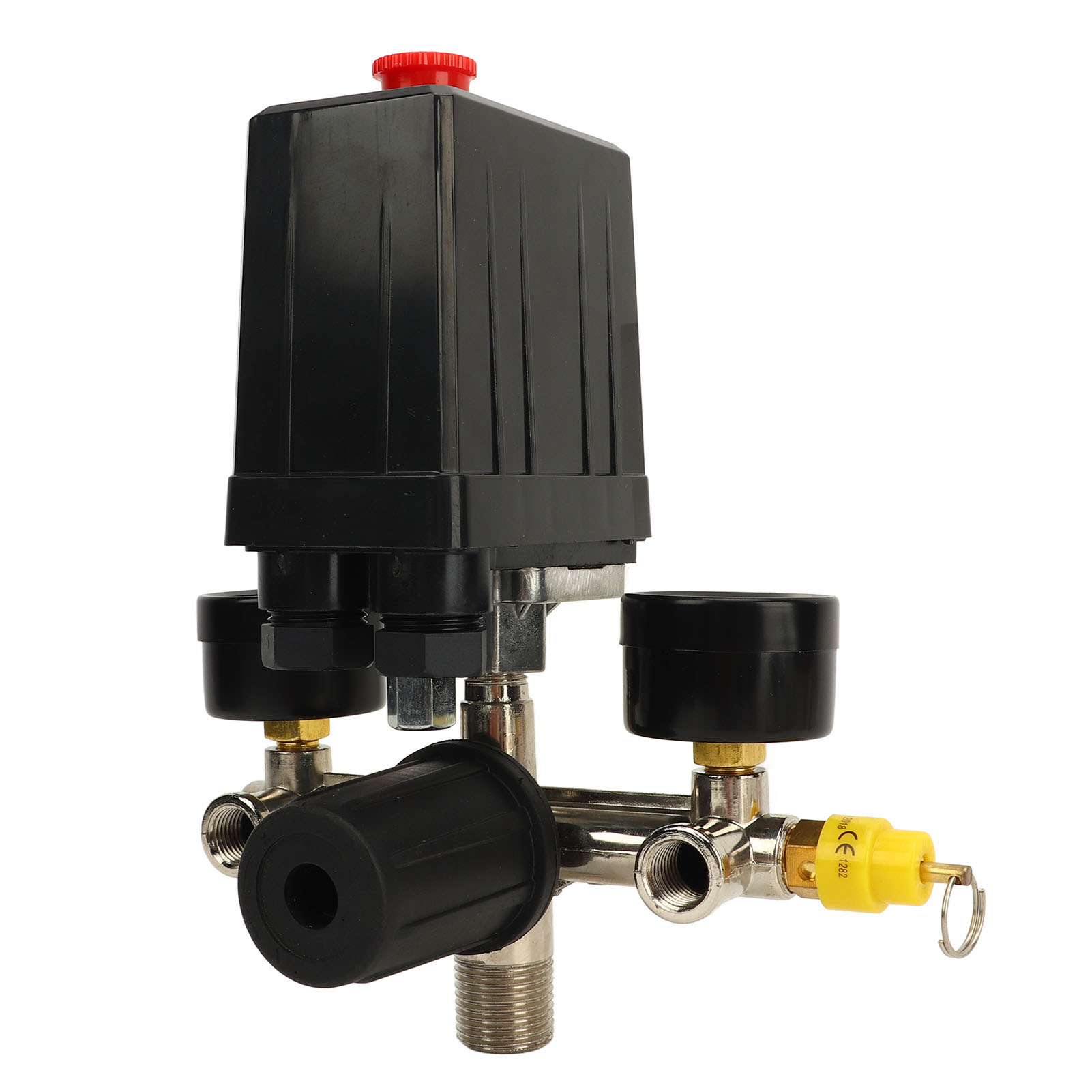 Druckschalter Für Luftkompressoren, Präzises Regelventil Mit Manometer, 0 Bis 180 Psi