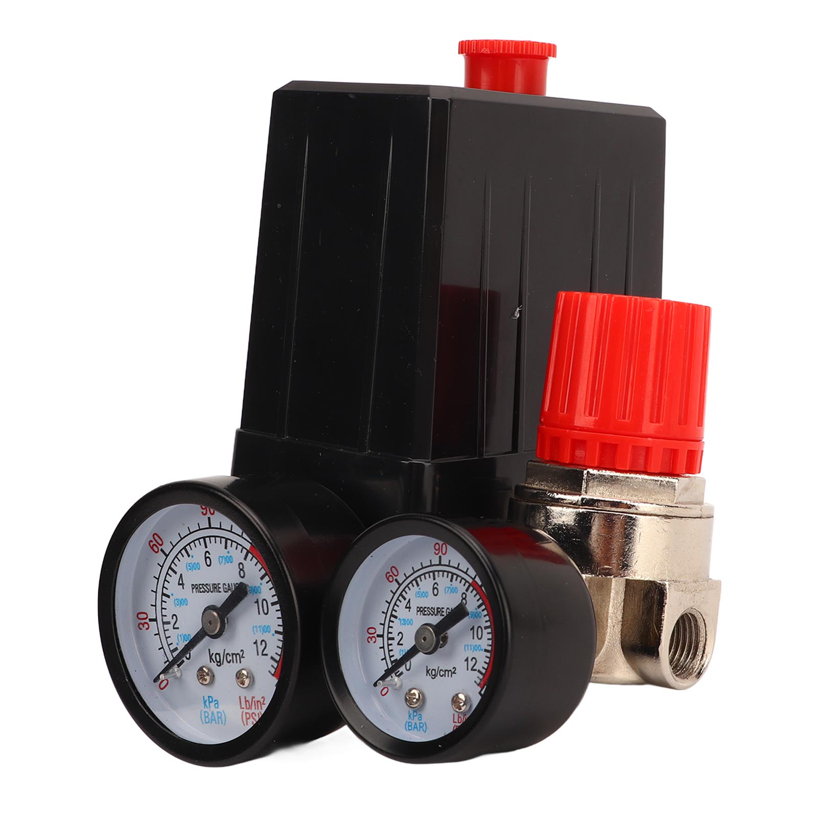 Druckschalter Für Luftkompressoren (0–180 Psi) Mit Kugelventil Und Zubehörset Mit Ersatzteilen