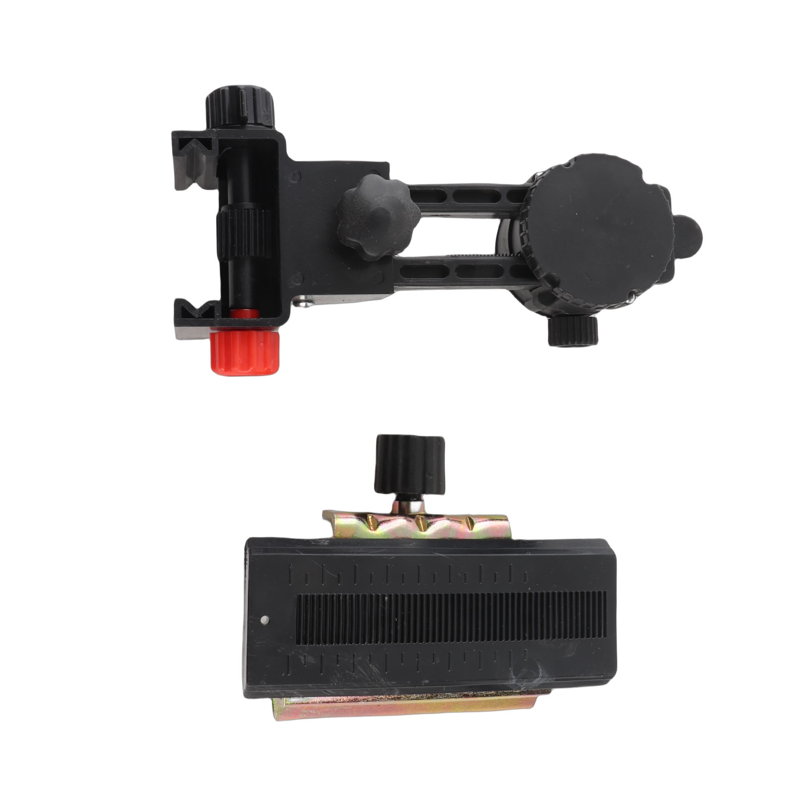 Adapter, Wasserwaage, Feineinstellung, Vielseitige Kopfstütze, Teleskopstange, 360°-drehung