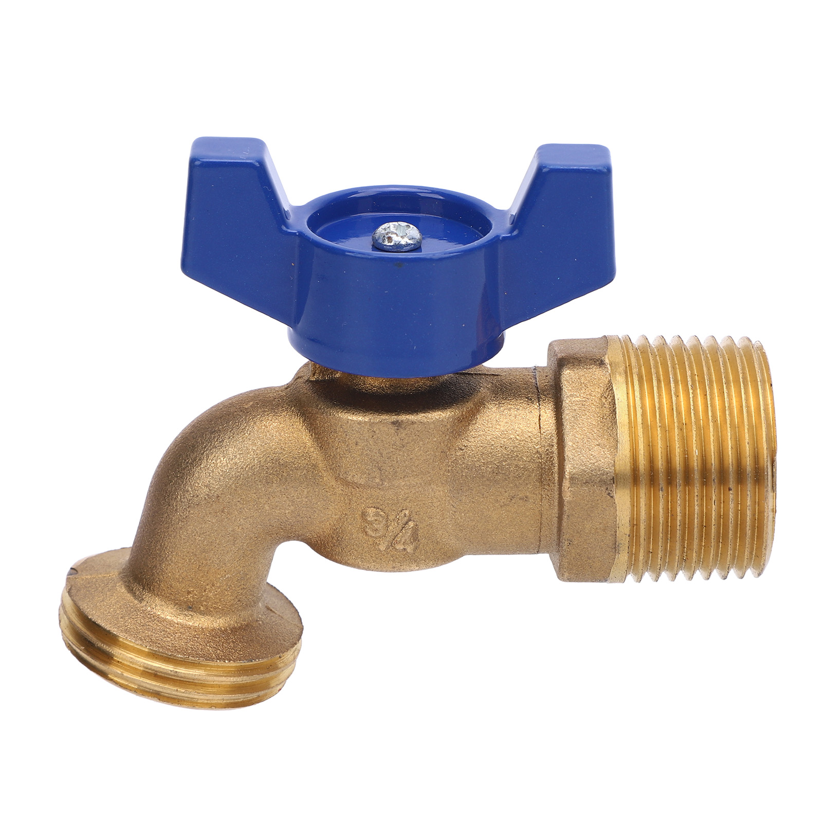 Außenwasserhahn Für Waschmaschinen, G3/4 Zoll Dn20 Außengewinde, Hochtemperaturbeständiges Messing