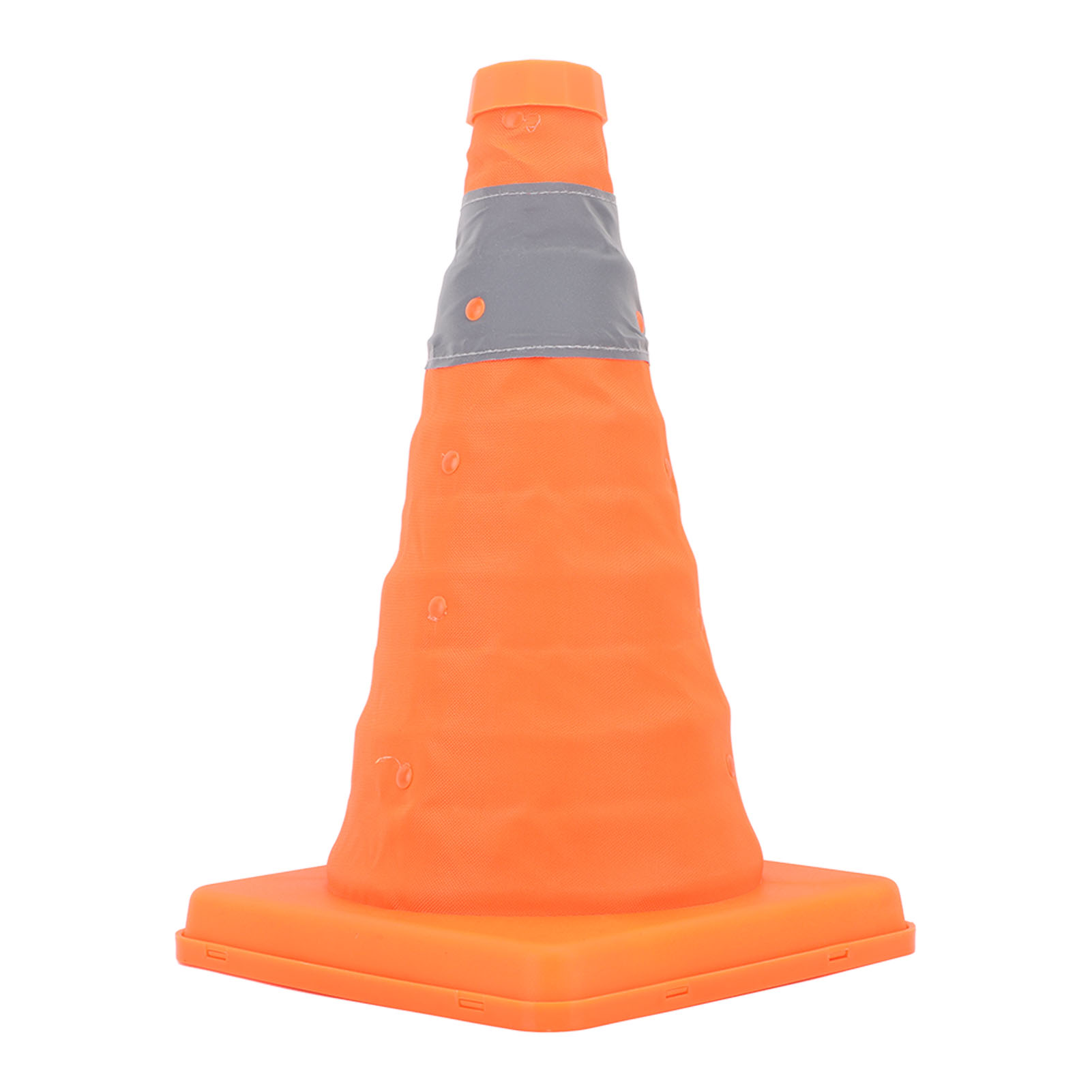 Faltbare Verkehrssicherheitskegel Mit Verstärktem Sockel Und Reflektoren, 30 Cm Höhe