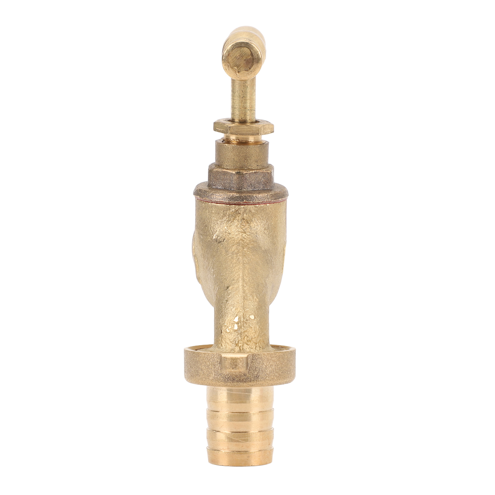 Messing-wasserhahn Mit G1/2-zoll-außengewinde, Dn15-adapter Für Schlauch Mit G3/8-zoll-außendurchmesser-auslass