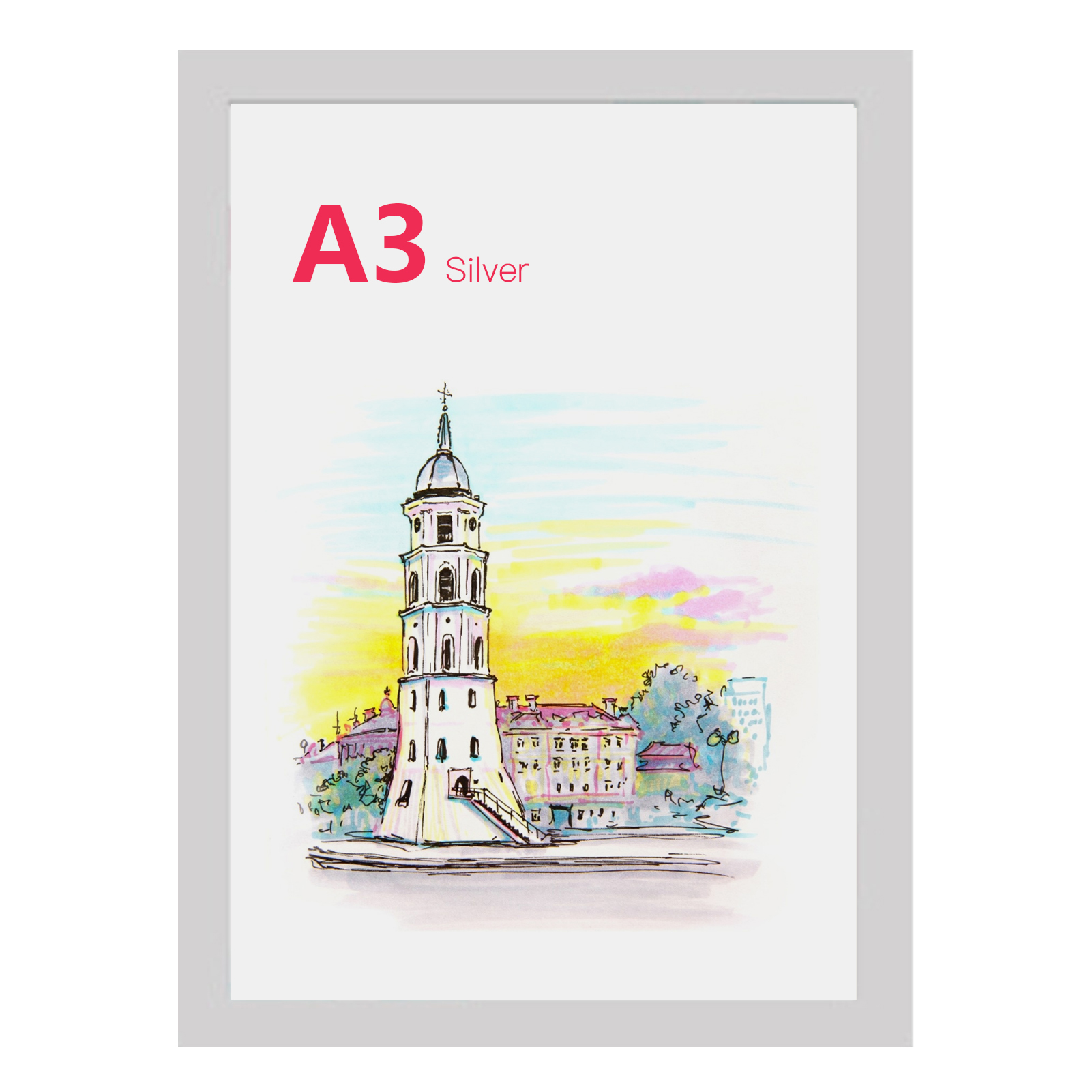 Kreativer Magnetischer A3-rahmen Aus Transparentem Pvc Zur Präsentation Von Dokumenten Oder Fotos, Schilderhalter Für Kühlschrank, Whiteboard, Schrank, Wand, Tür