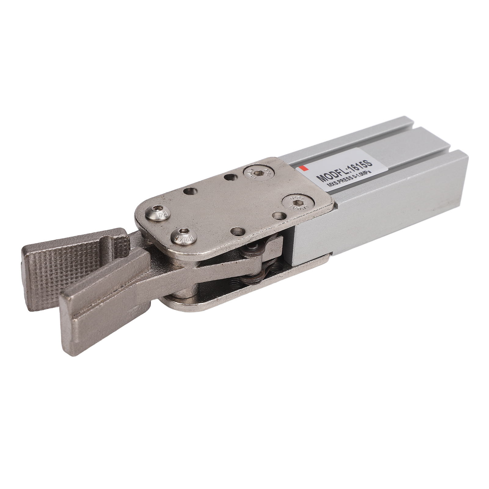Einfachwirkender Pneumatikzylinder Mit Hartmetall-fingerklemme, 16 Mm Hub, Für Spritzgießmaschine