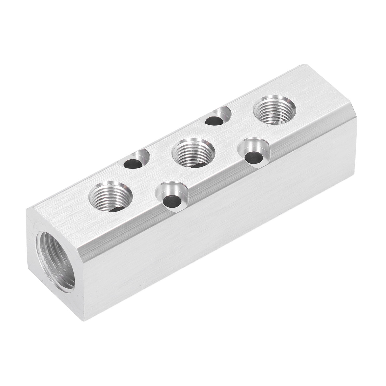 Pneumatischer Luftverteilerblock Mit Verteiler, Abzweigverschraubung, G1/2-einlass, G1/4-auslass, 30x30 Mm Sy30-02-3f