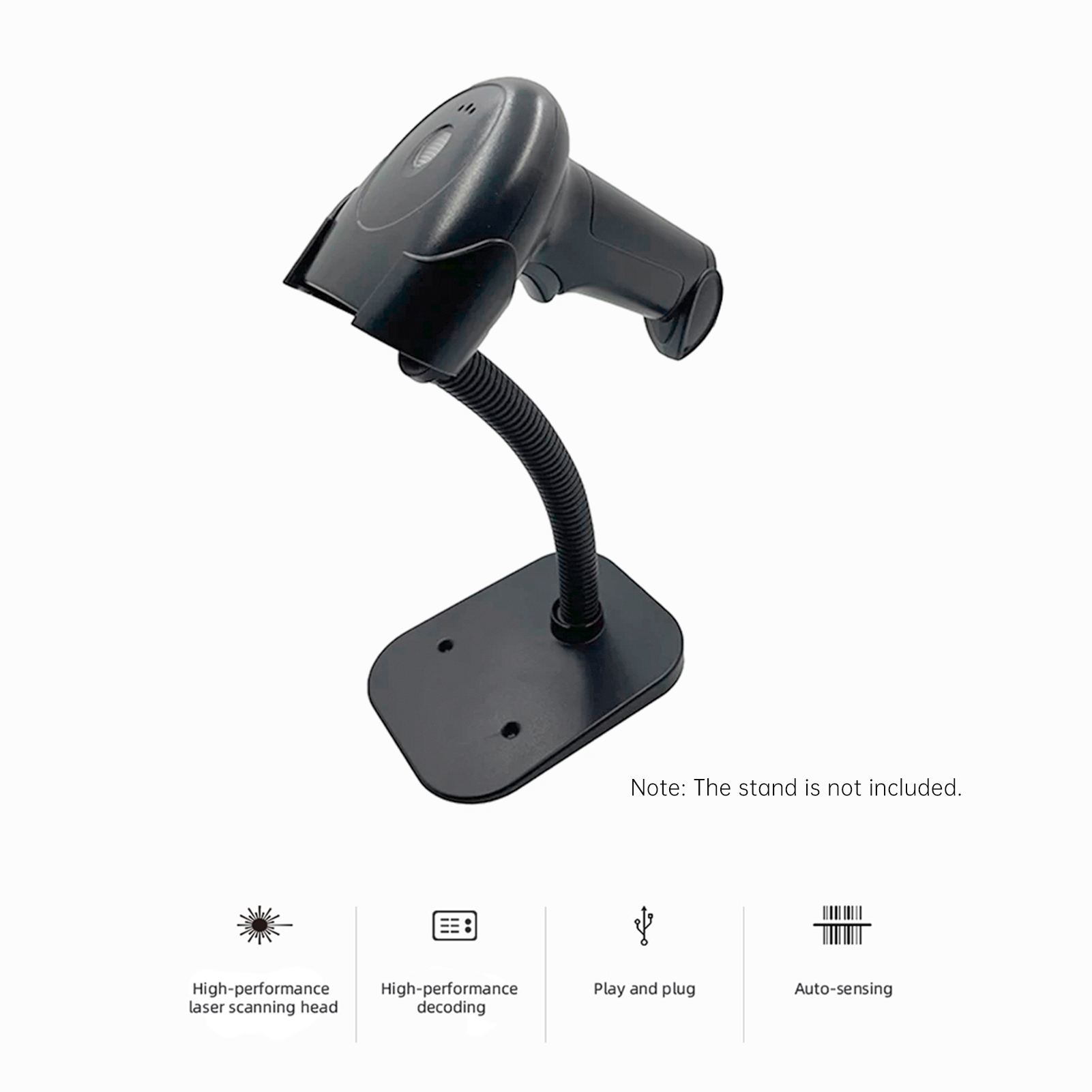 Der Kabelgebundene 1d-usb-handscanner Unterstützt Papier-barcodes Und Ist Mit Windows, Android Und Linux Kompatibel. Ideal Für Supermärkte, Bibliotheken, Buchhandlungen, Logistikunternehmen, Einzelhan